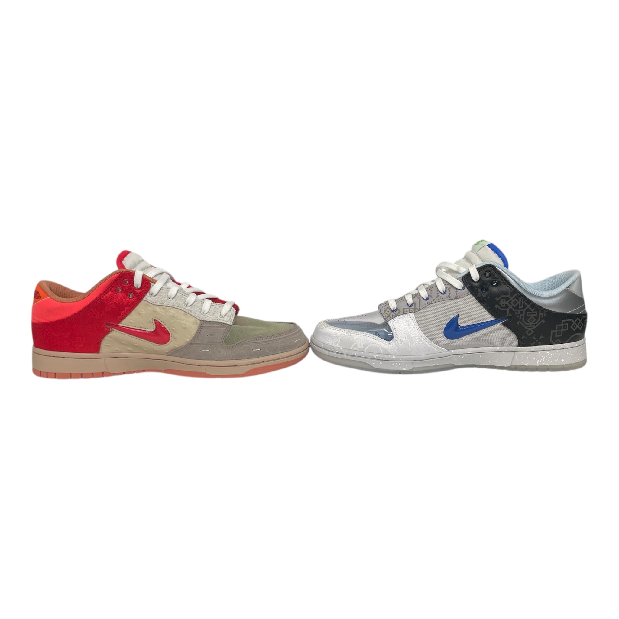 NIKE/Low-Sneakers/US 13/All Over Print/RED/nike dunk low sp view 4