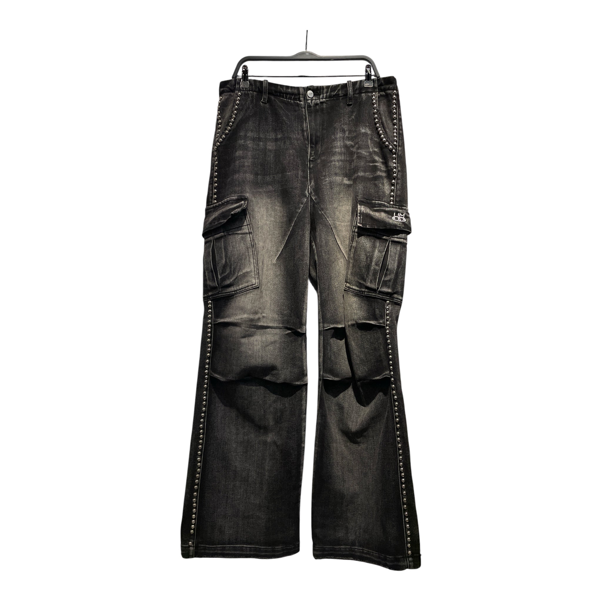 HMDD/Cargo Pants/L/Cotton/BLK/ view 1