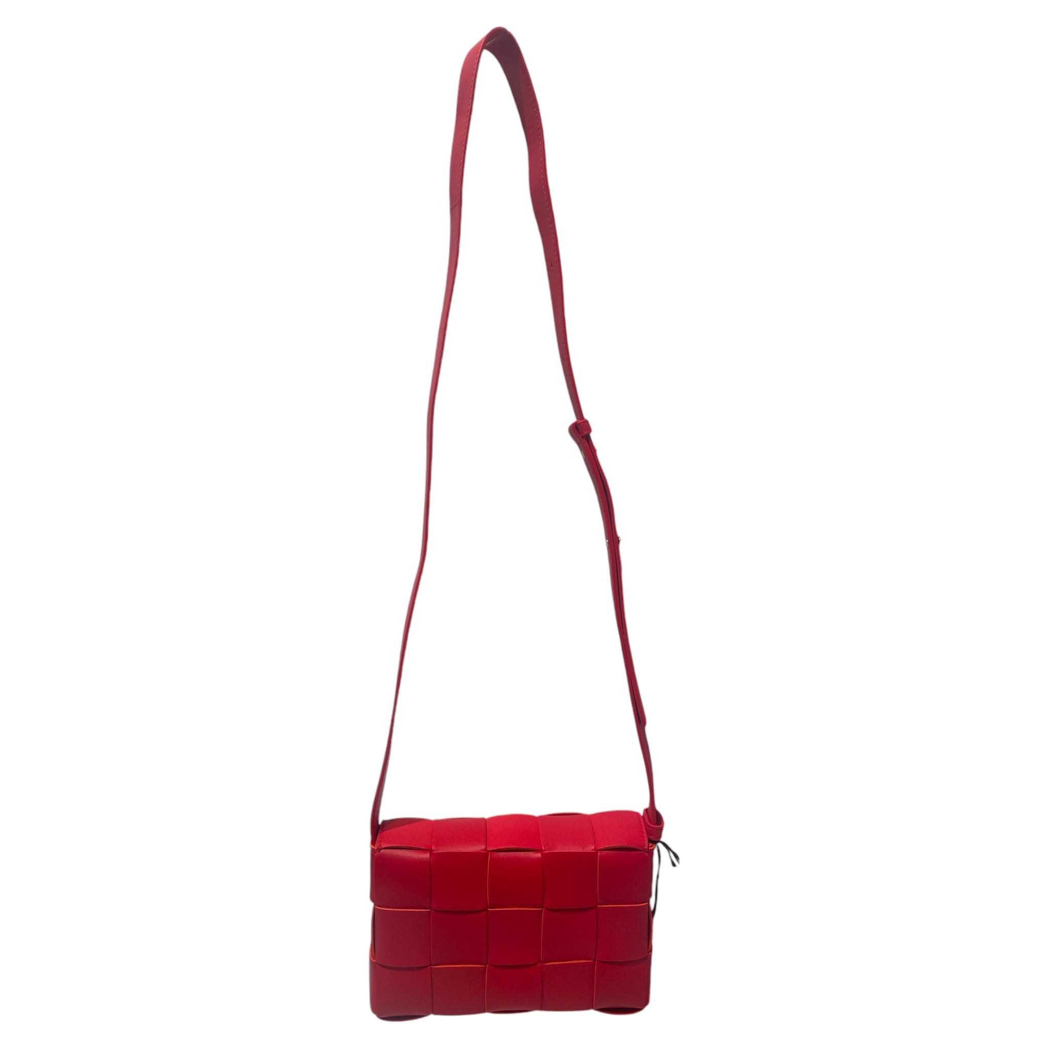 BOTTEGA VENETA/Bag/Leather/RED/cassette shoulder bag view 2