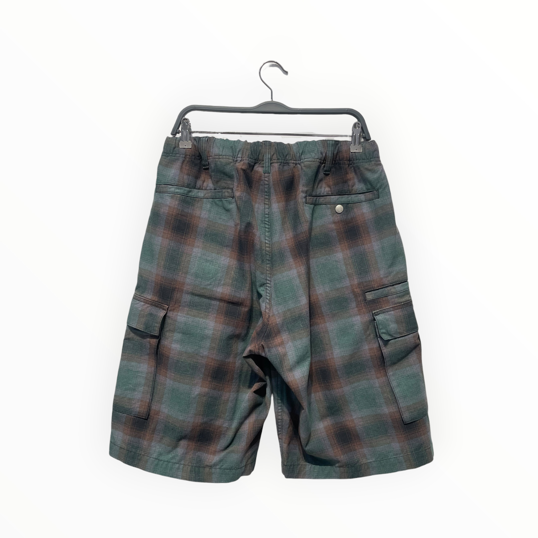 Supreme/Shorts/M/Cotton/GRN/Hombre Check/CARGO SHORTS view 2