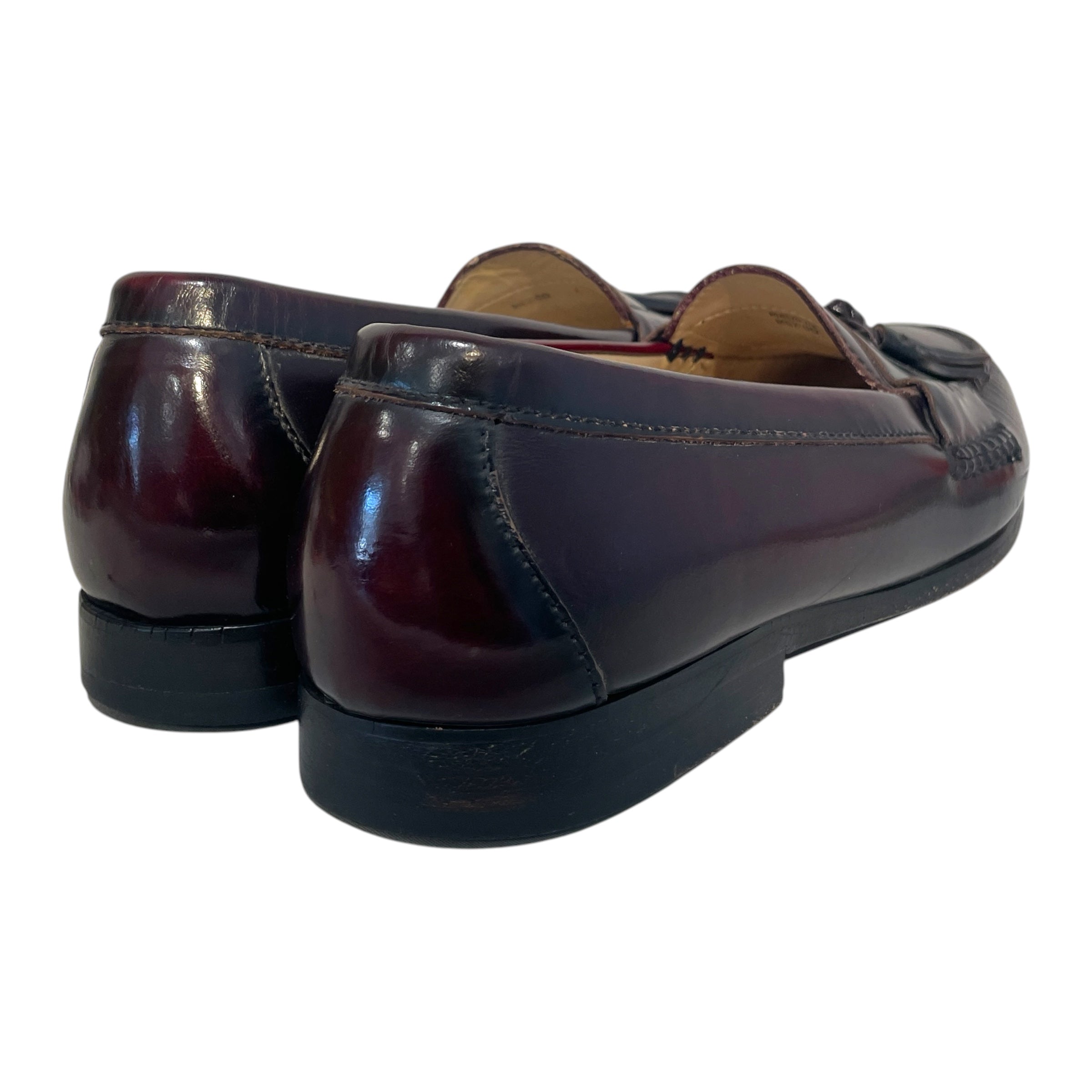 COLE HAAN/Loafers/US 11/Leather/BRD/Tassel/Burgundy Leather Pinch Tassel view 2