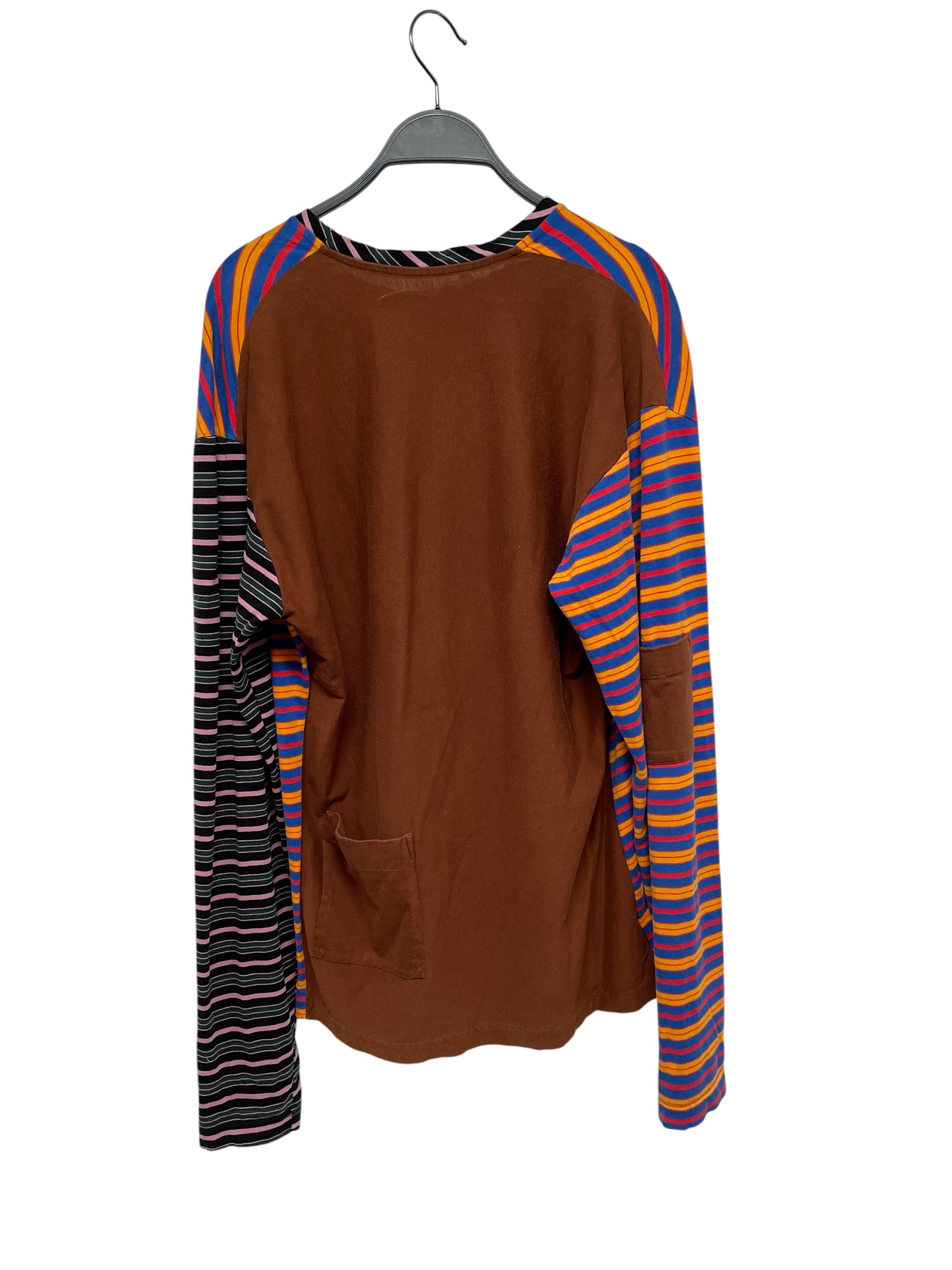 MARNI/LS T-Shirt/48/Cotton/MLT/MULTICOLOR STRIPE view 2