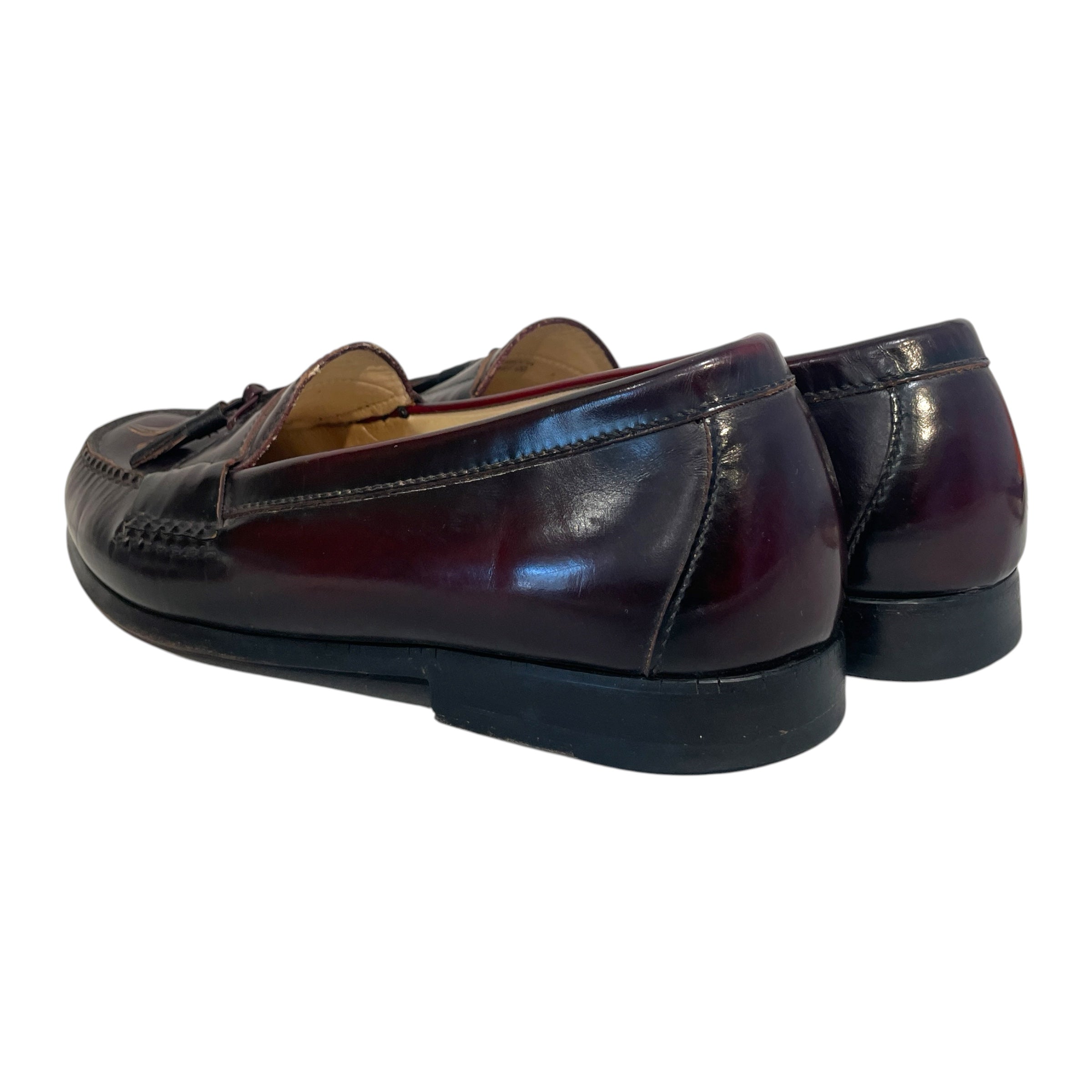 COLE HAAN/Loafers/US 11/Leather/BRD/Tassel/Burgundy Leather Pinch Tassel view 3