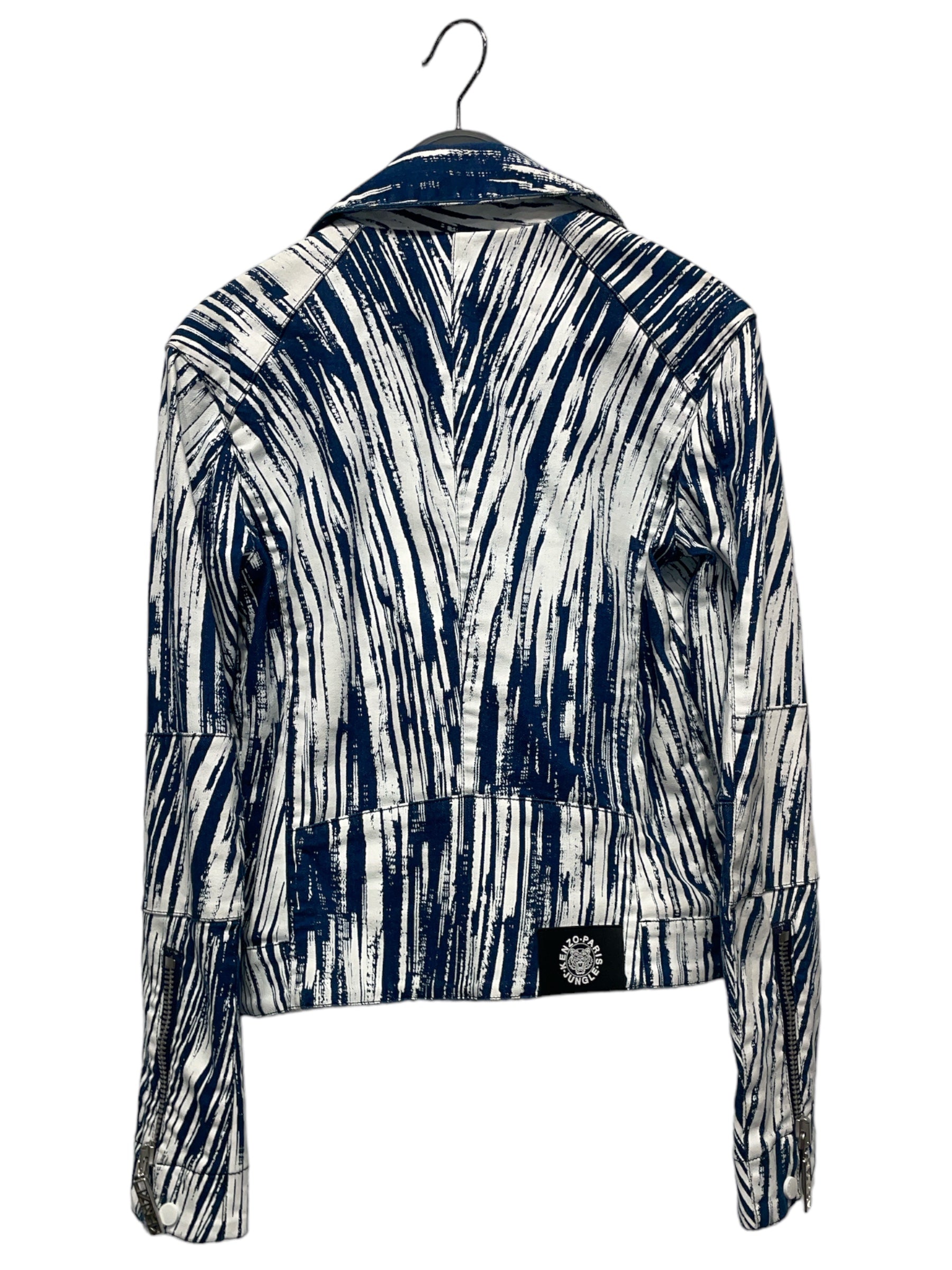 KENZO/Riders Jkt (S)/34/All Over Print/Cotton/WHT/ view 5