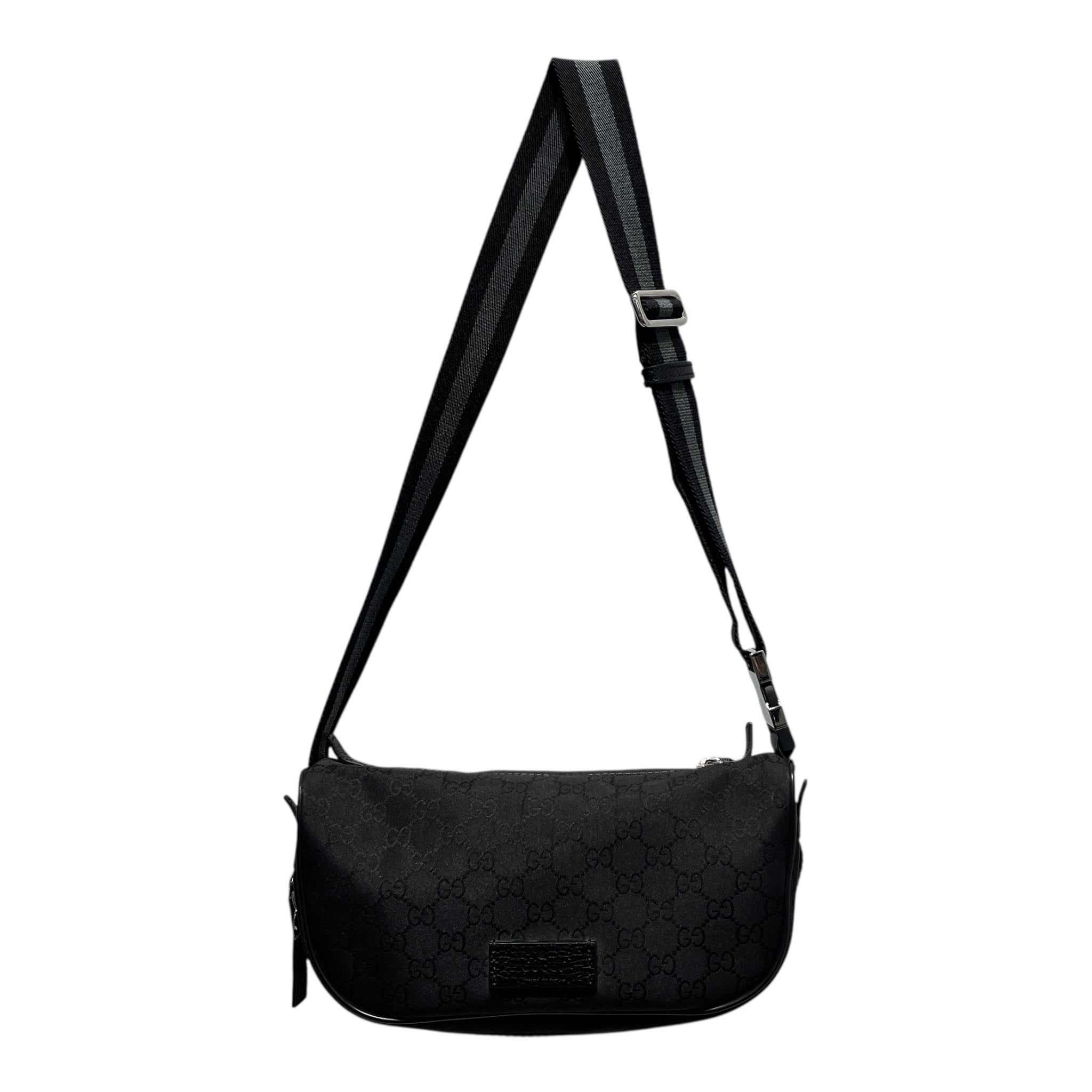 GUCCI/Fanny Pack/BLK/GUCCI CANVAS NYLON BELT BAG view 1
