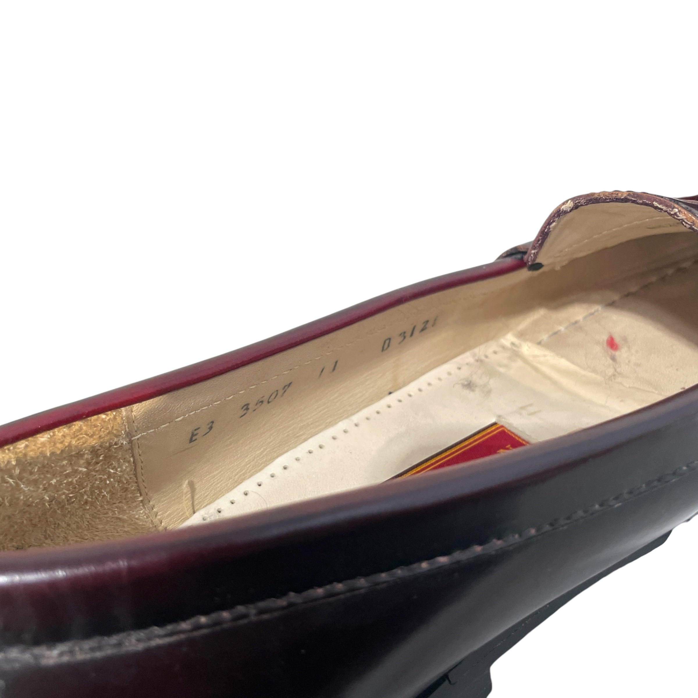 COLE HAAN/Loafers/US 11/Leather/BRD/Tassel/Burgundy Leather Pinch Tassel view 4