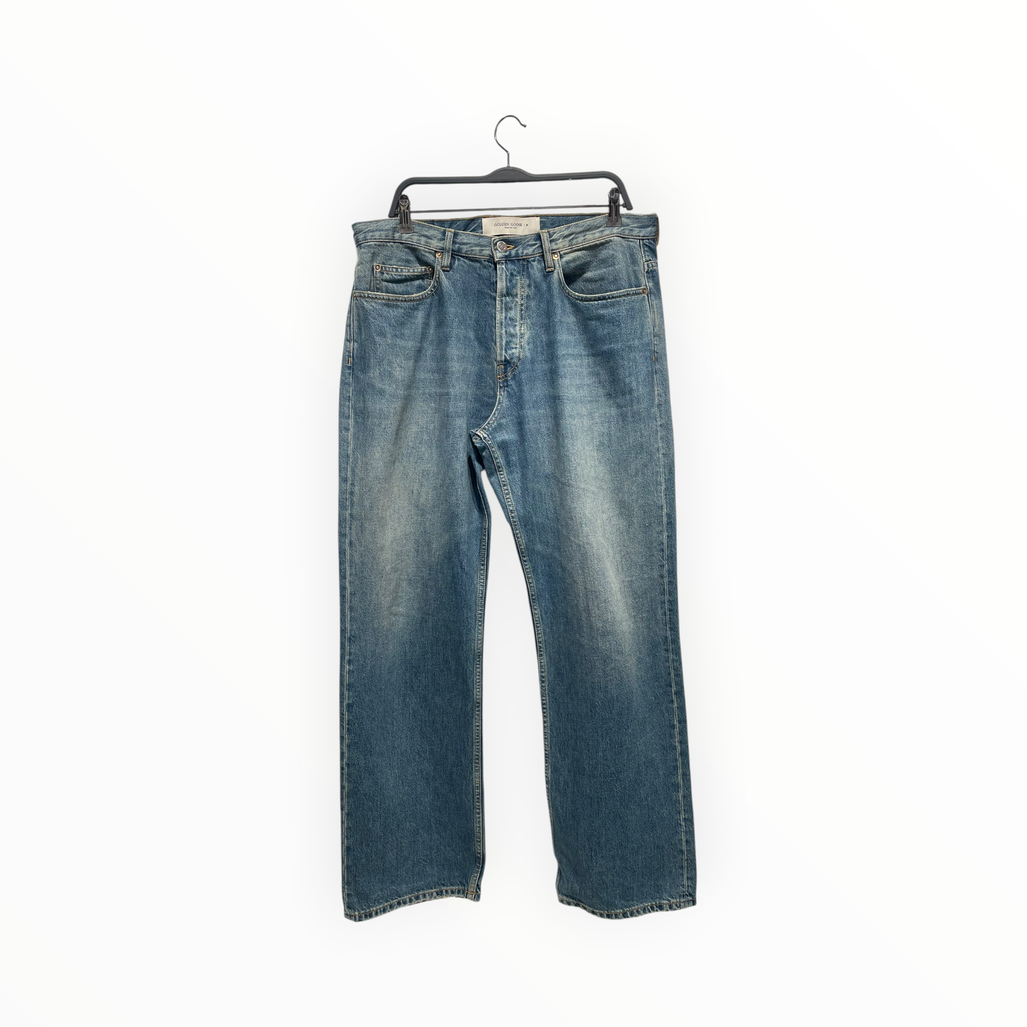 GOLDEN GOOSE/Pants/Denim/BLU/HALF STSAR METAL PIN ON BACK view 1