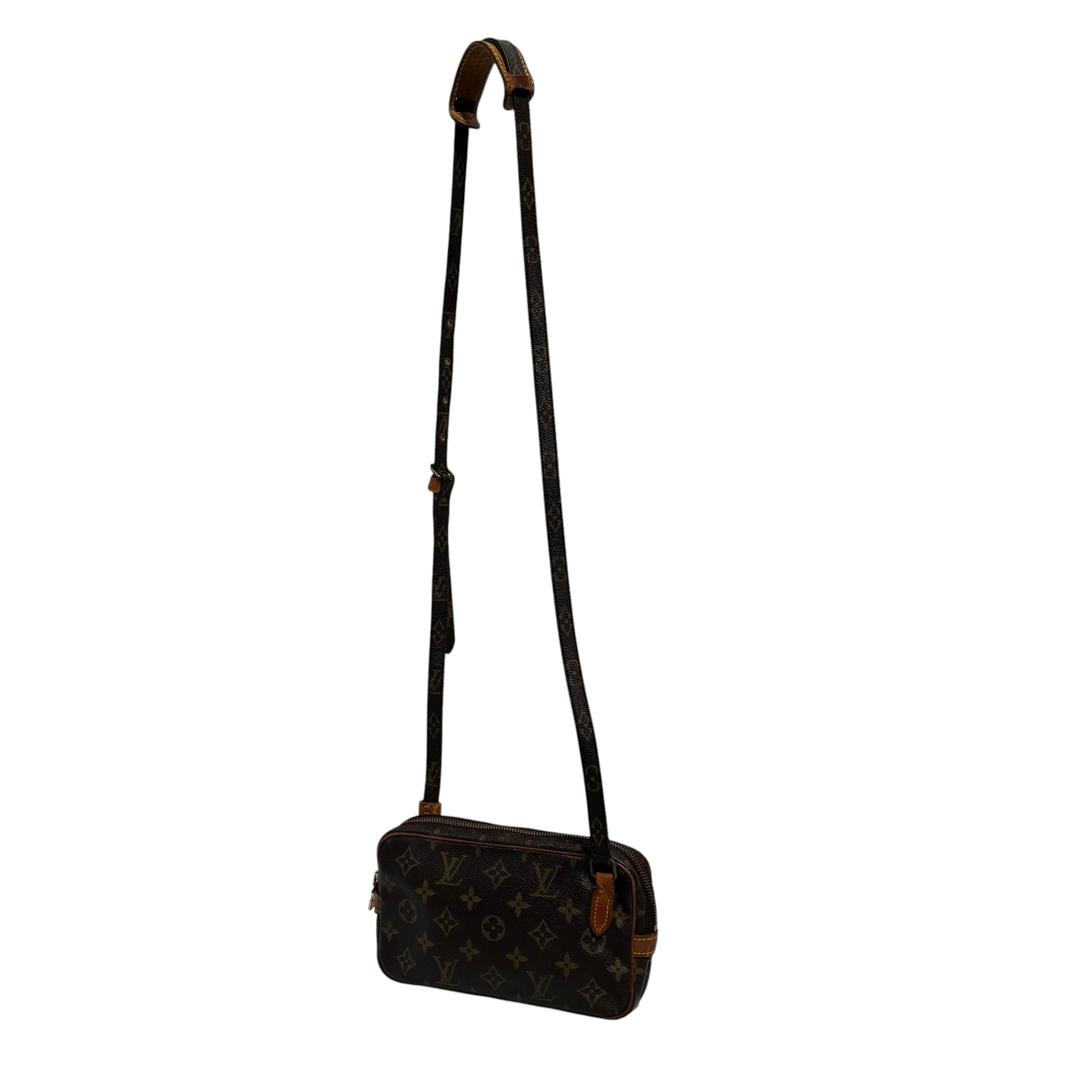 LOUIS VUITTON/Clutch Bag/Monogram/Leather/BRW/pochette view 1