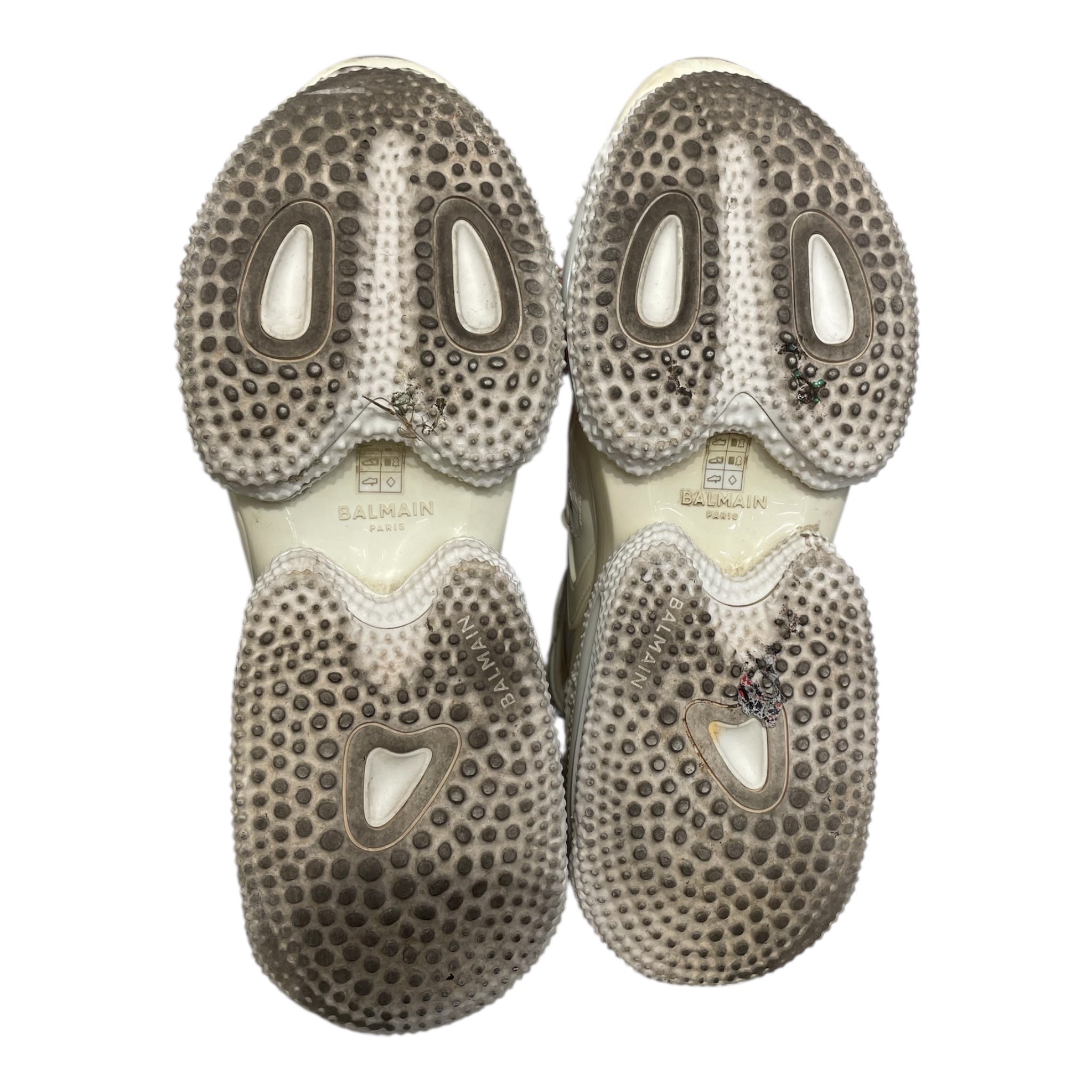BALMAIN/Hi-Sneakers/US 10/Cotton/WHT/ view 5