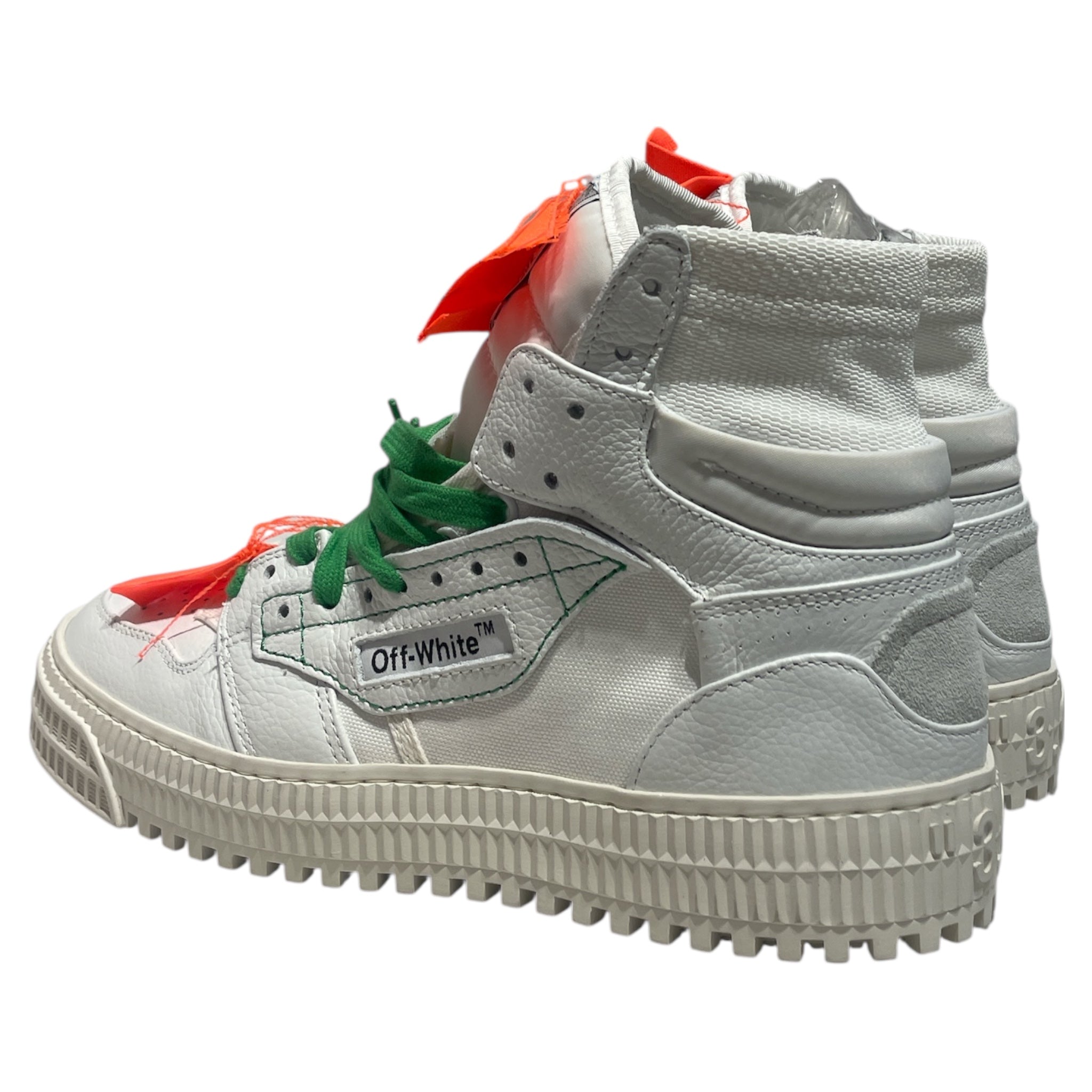 OFF-WHITE/Hi-Sneakers/US 6/Leather/WHT/Off Court 3 view 2