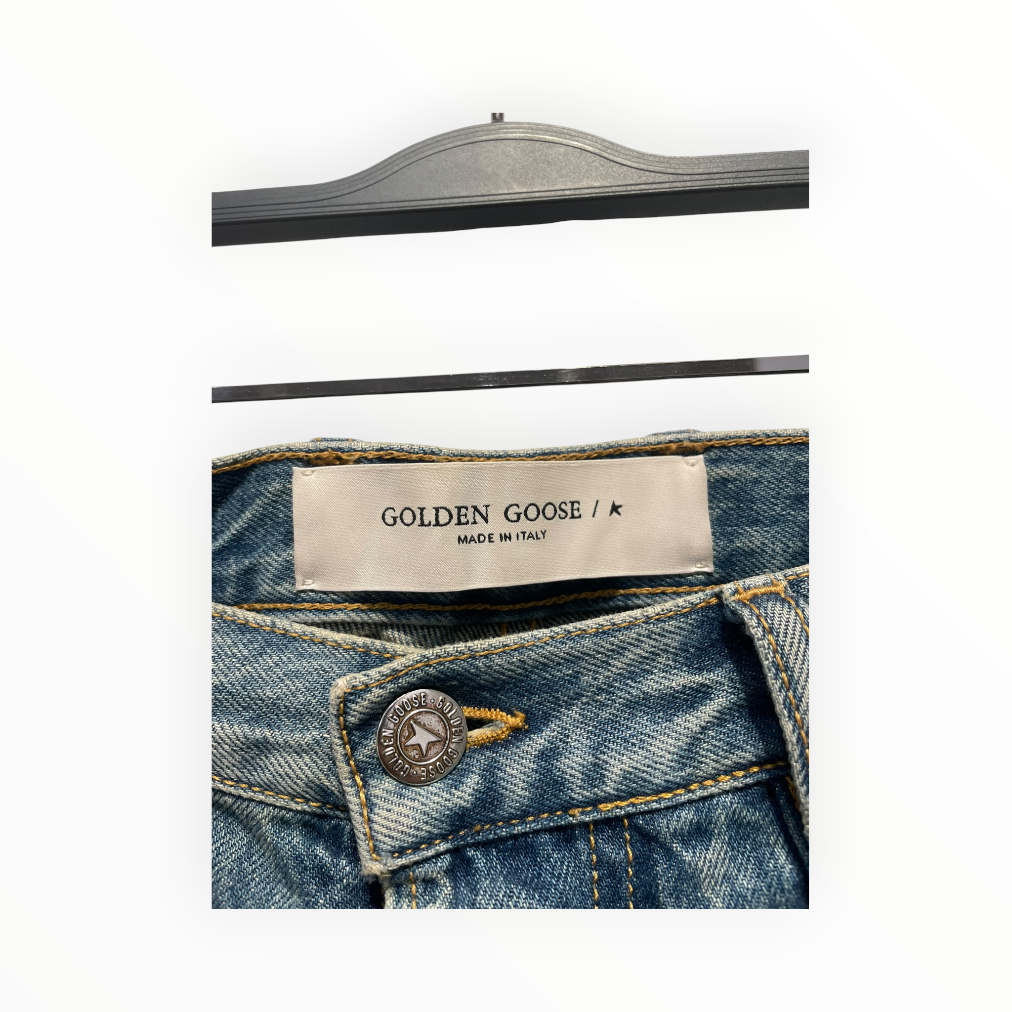 GOLDEN GOOSE/Pants/Denim/BLU/HALF STSAR METAL PIN ON BACK view 3