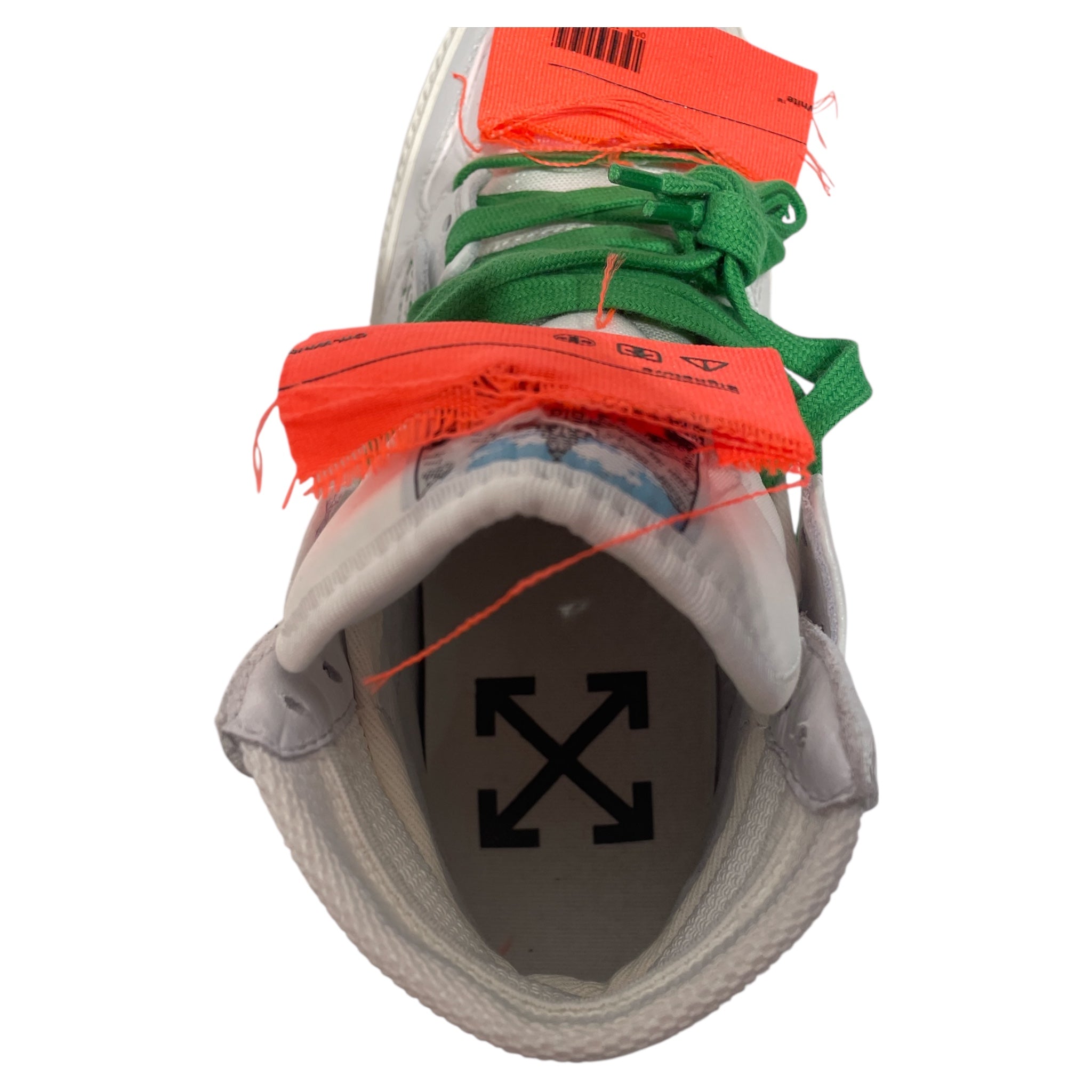 OFF-WHITE/Hi-Sneakers/US 6/Leather/WHT/Off Court 3 view 3