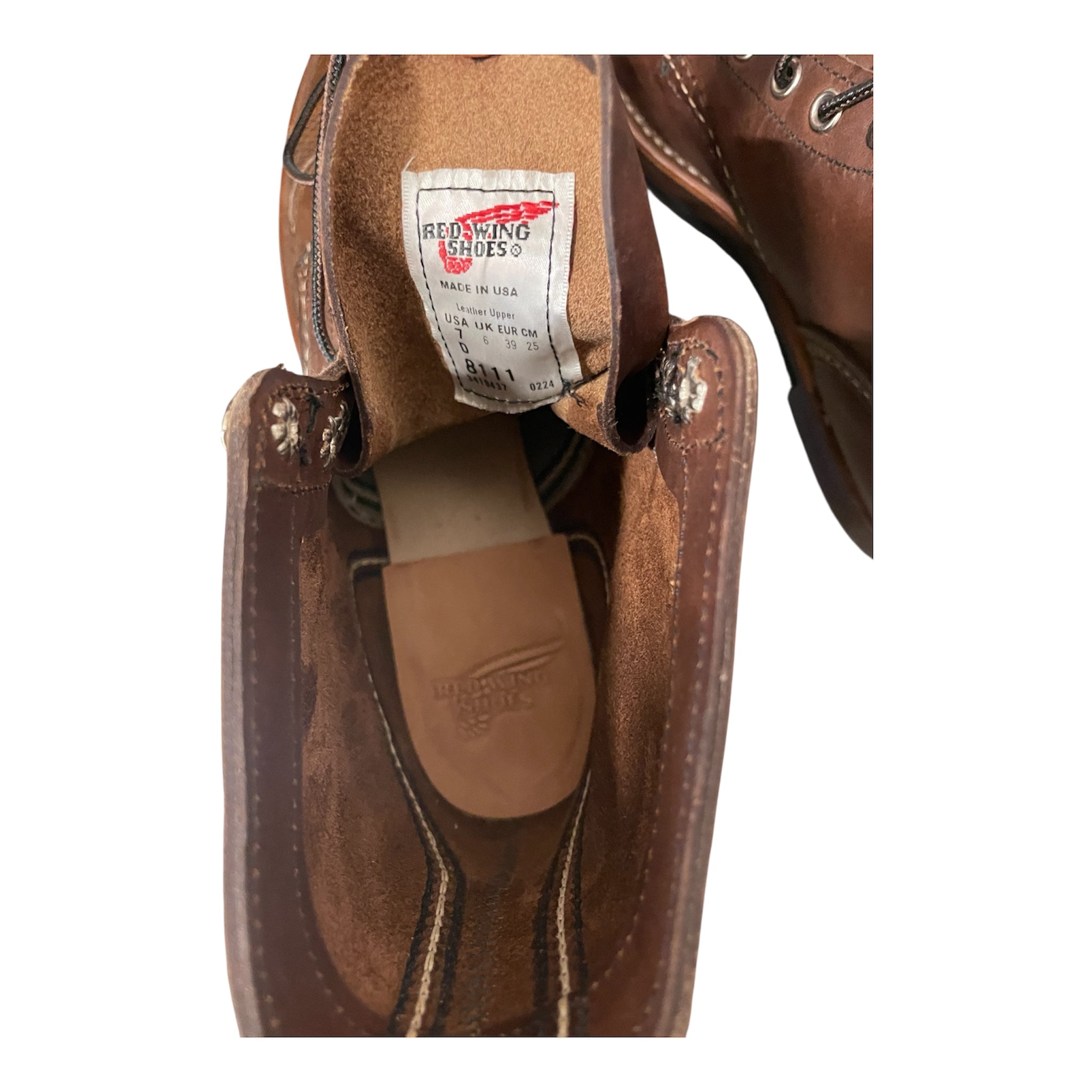 RED WING/Lace Up Boots/US 7/Leather/BRW/ view 5