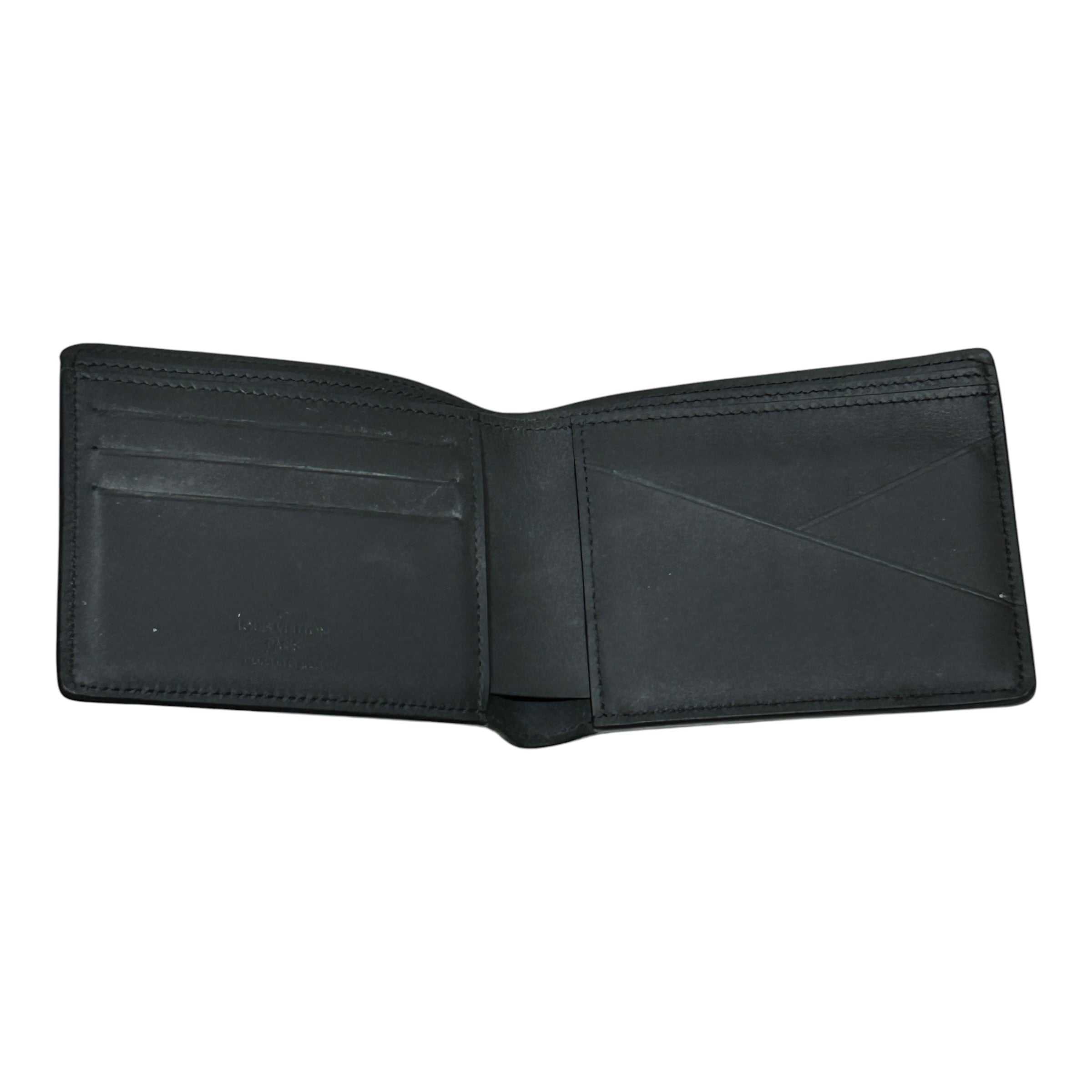 LOUIS VUITTON/Wallet/Monogram/Leather/BLK/M's/PURPLE AND GREEN view 4