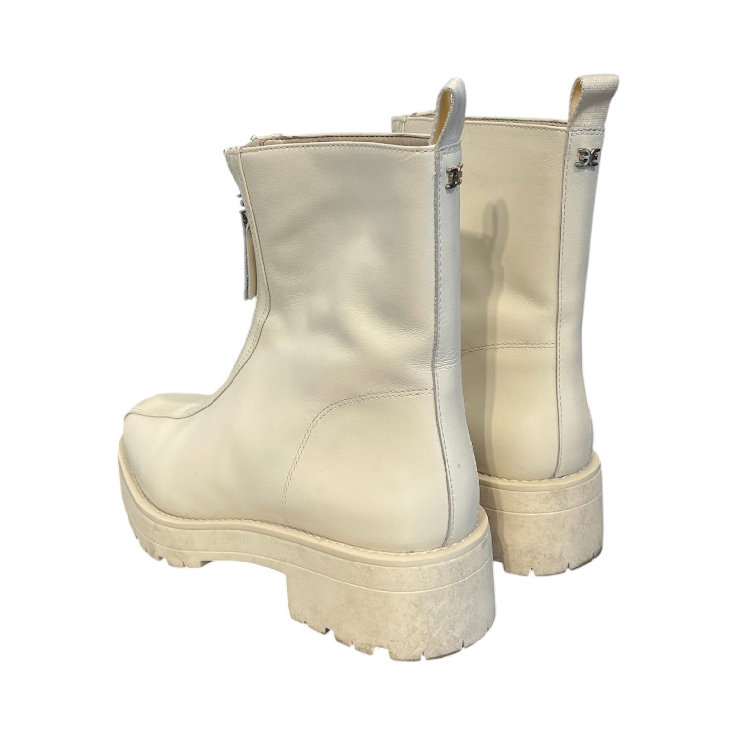 Sam Edelman/Boots/US 10/Leather/WHT/ZIP COMBAT JAQUINE BOOTS view 2