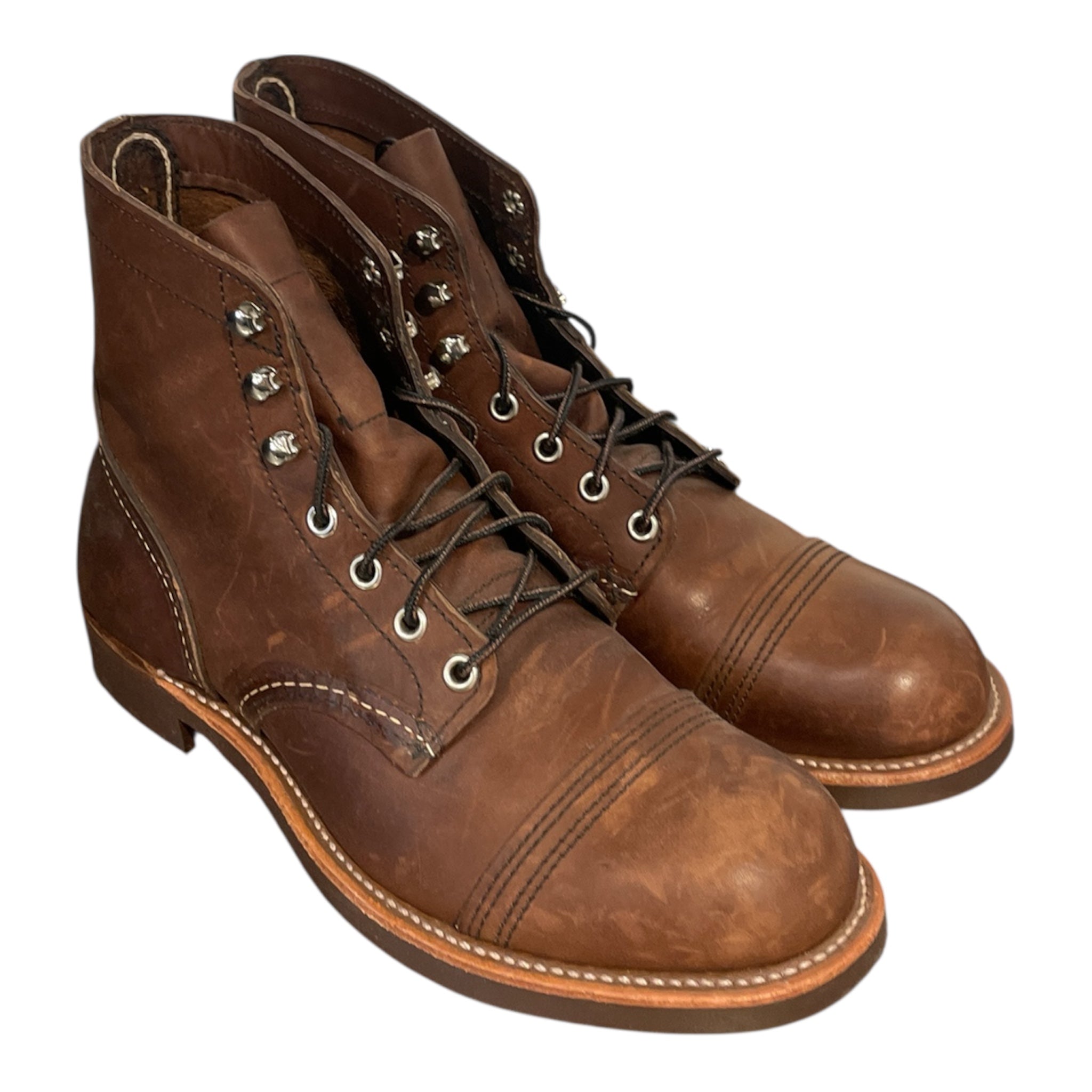 RED WING/Lace Up Boots/US 7/Leather/BRW/ view 1