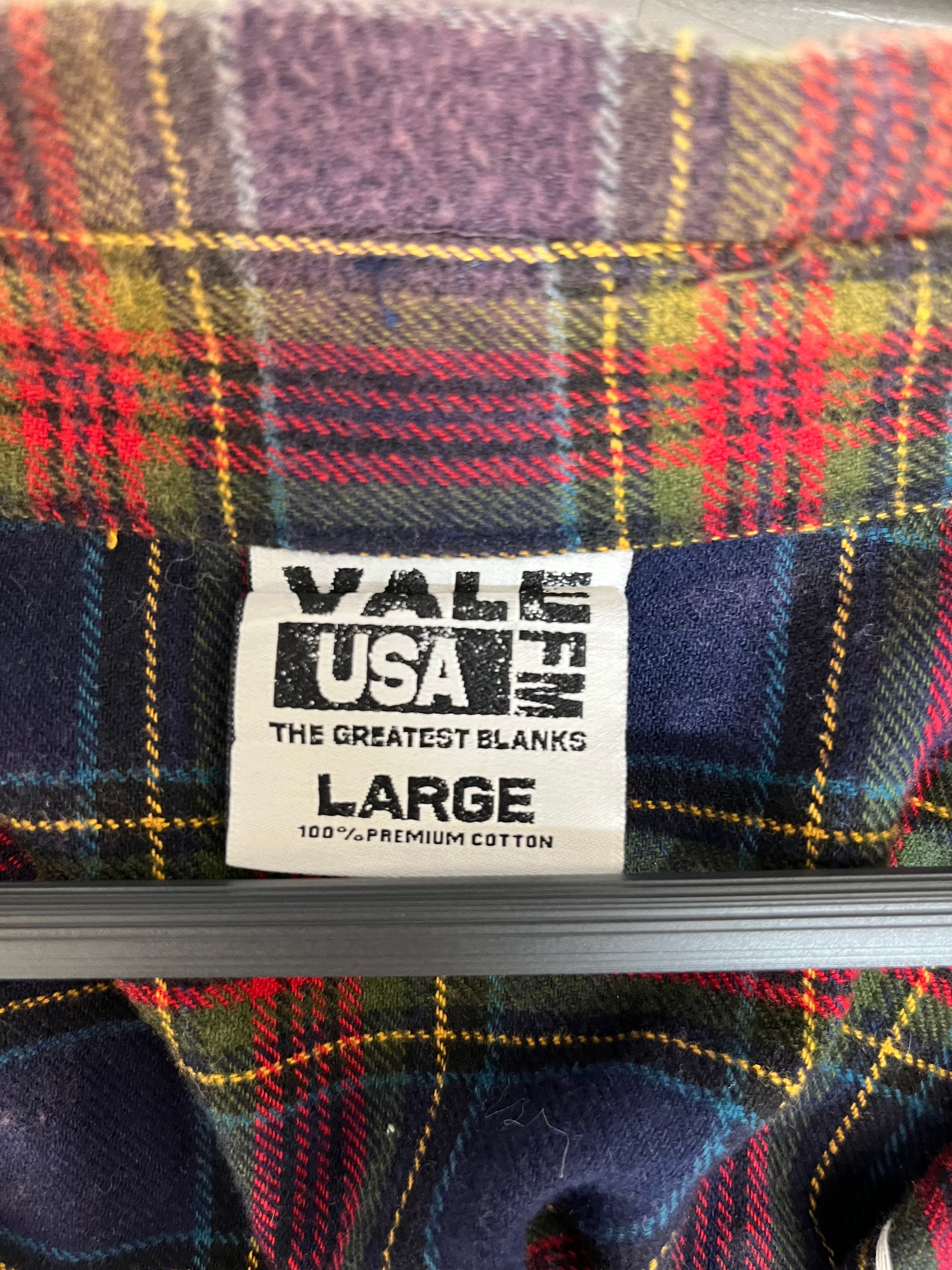 Vale Forever/LS Shirt/L/Cotton/MLT/Plaid/PURPLE FEVER view 3
