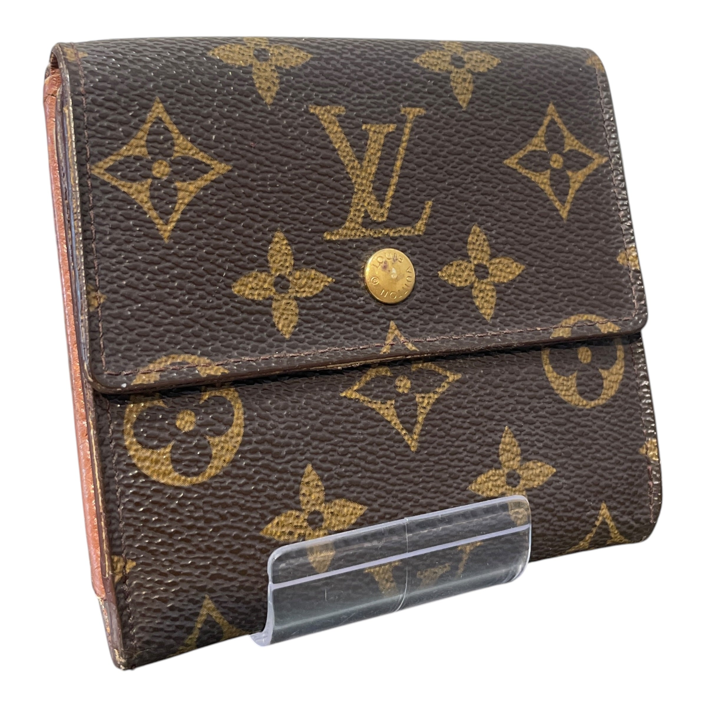 LOUIS VUITTON/Wallet/Monogram/Leather/BRW/L's/Monogram Elise Wallet view 1