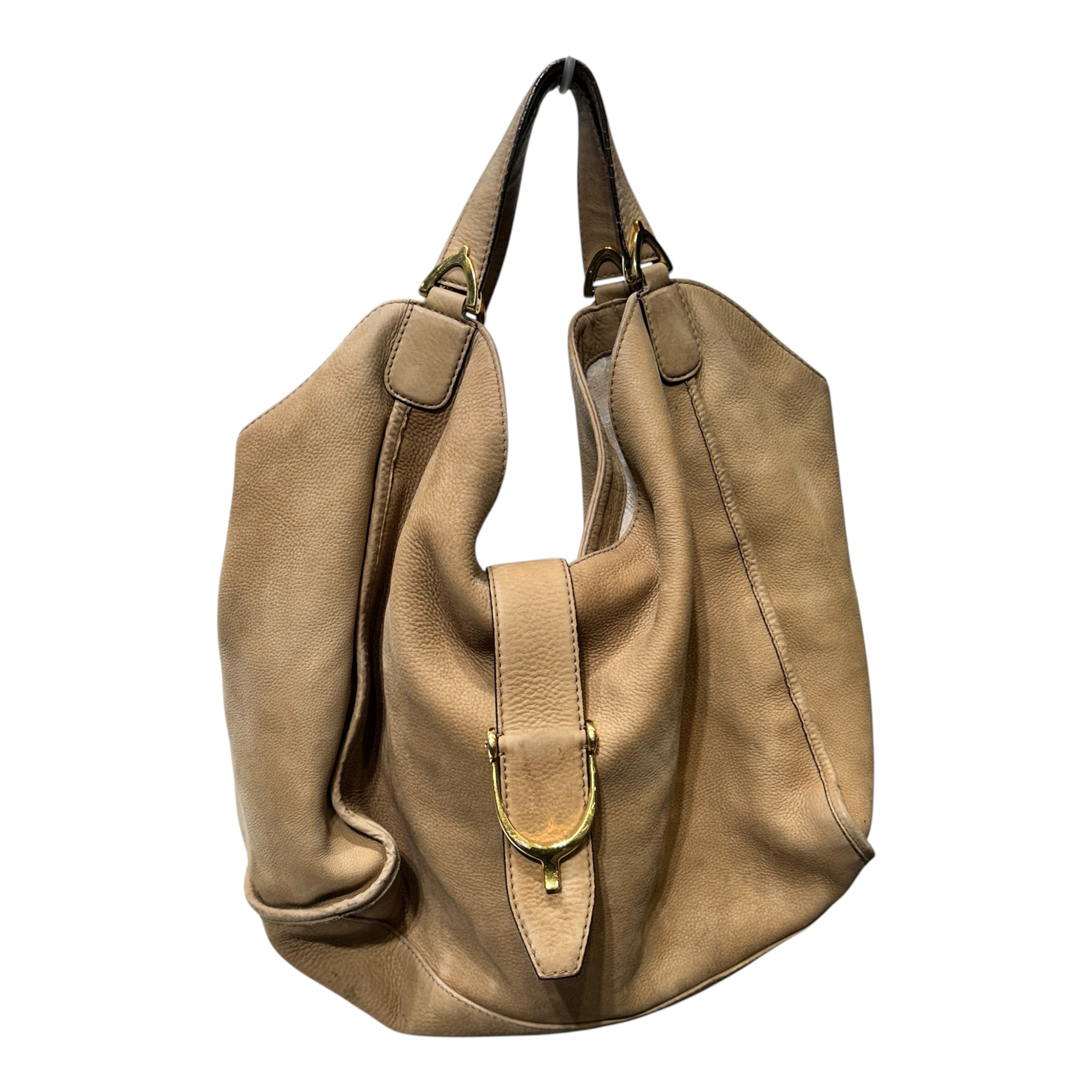 GUCCI/Tote Bag/BEG/soft stirrup view 1