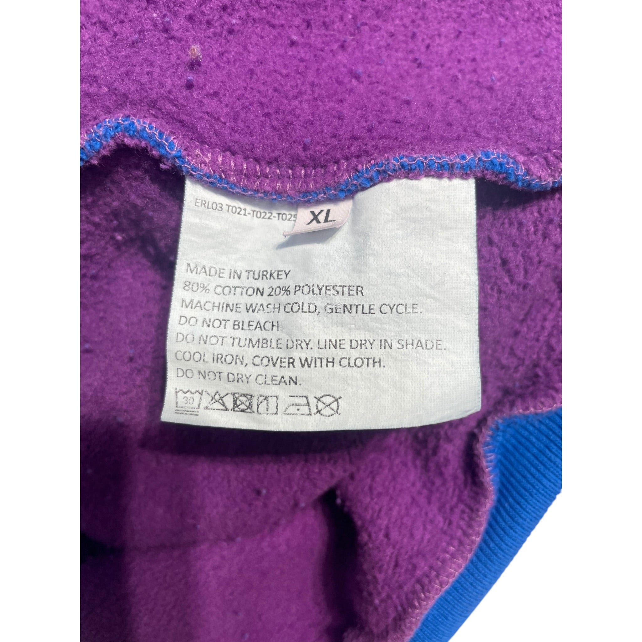 ERL/Hoodie/XL/Cotton/PPL/blue and purple wave hoodie view 4
