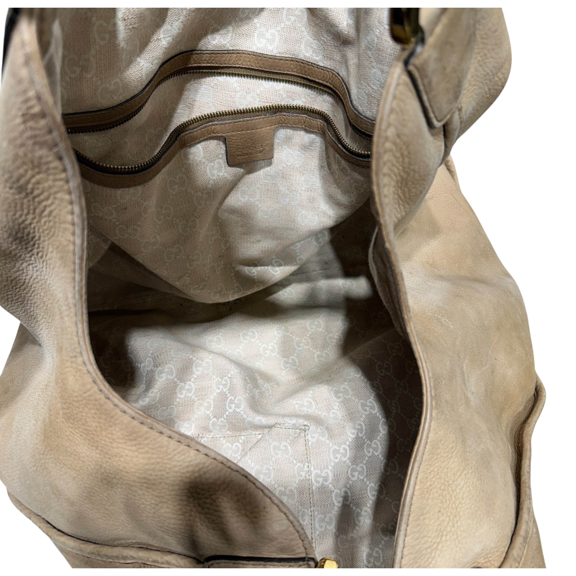 GUCCI/Tote Bag/BEG/soft stirrup view 4