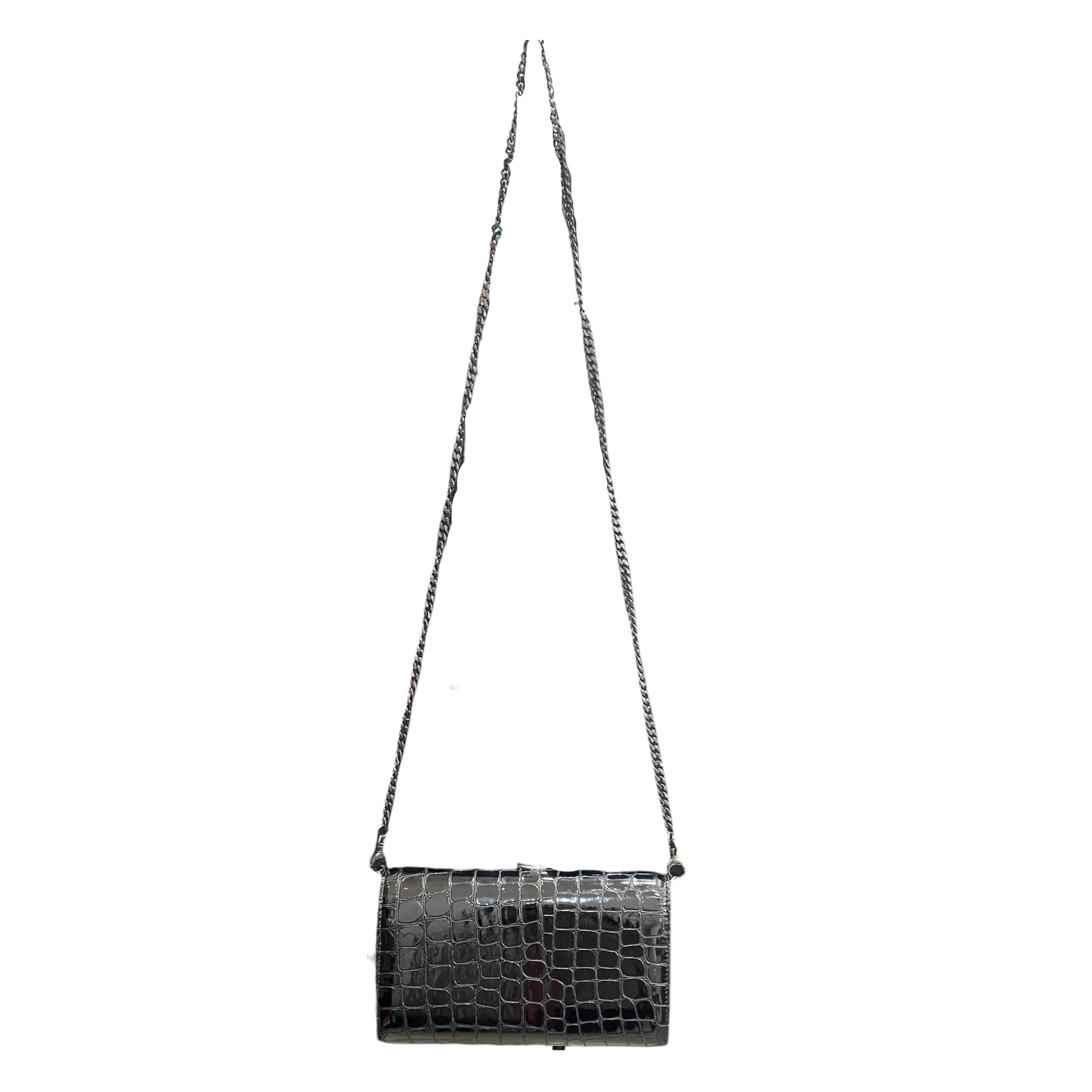 Christian Louboutin/Clutch Bag/Animal Pattern/Leather/BLK/ view 2