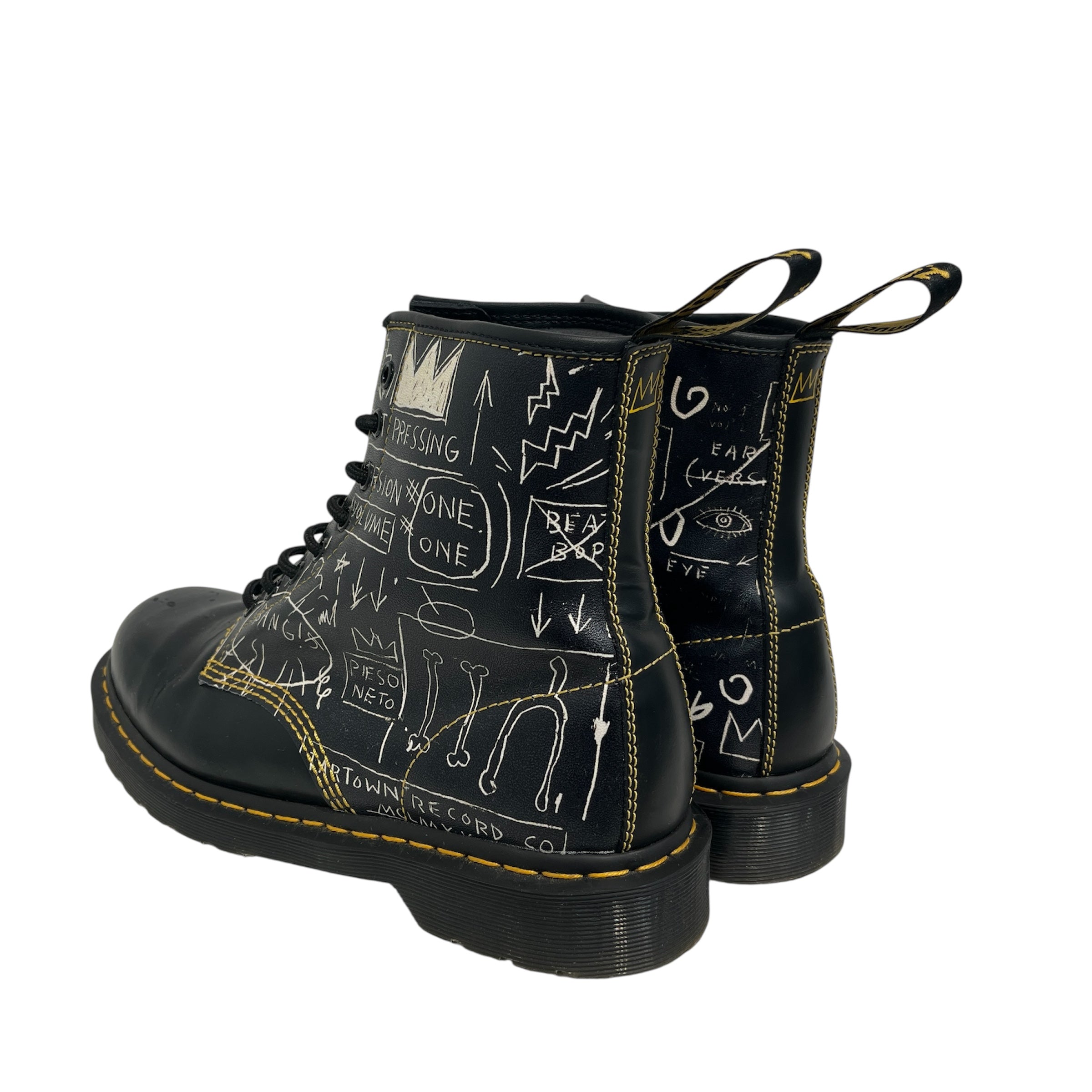 Dr.Martens/Boots/US 11/Faux Leather/BLK/BASQUIAT view 2