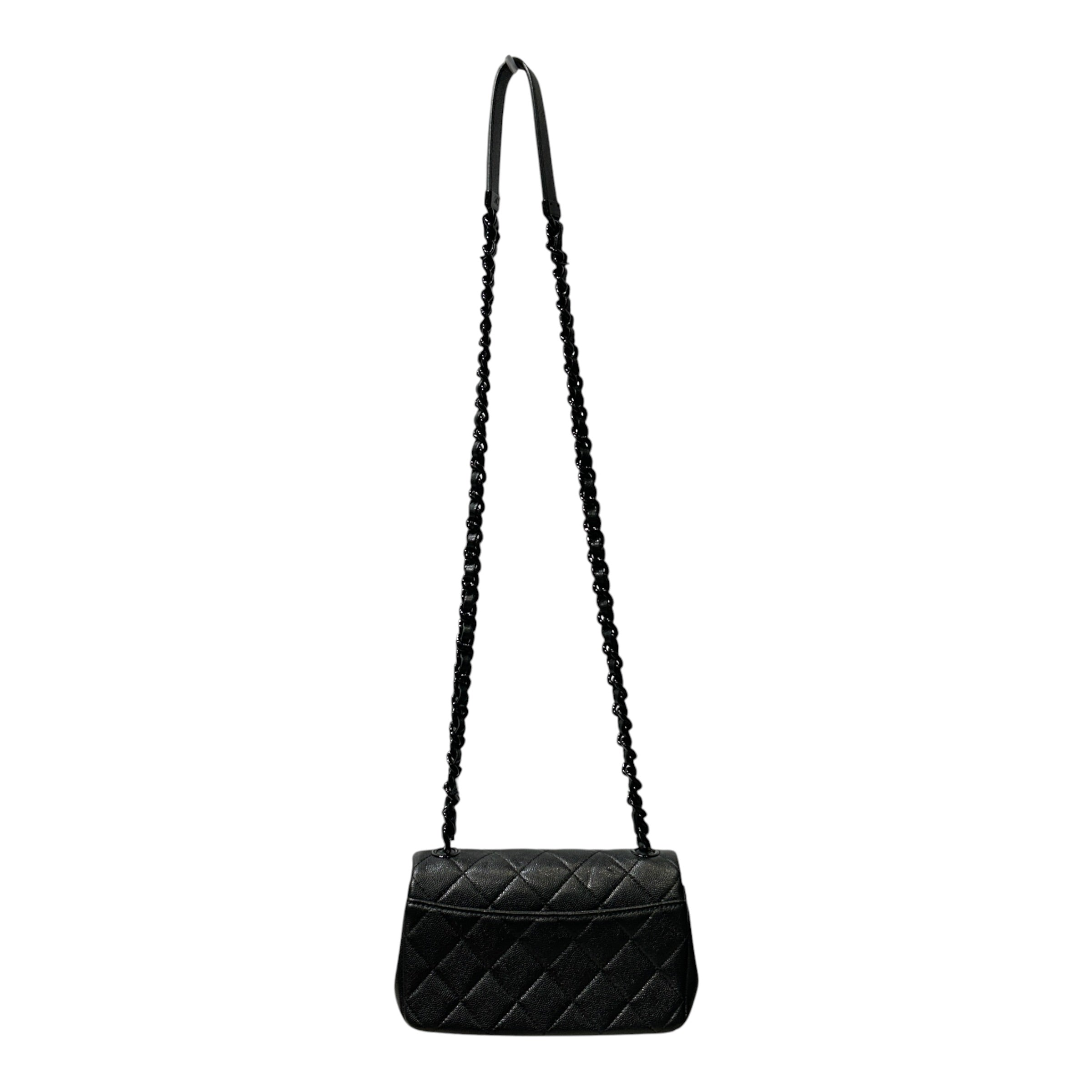 CHANEL/Cross Body Bag/Leather/BLK/My Everything view 2