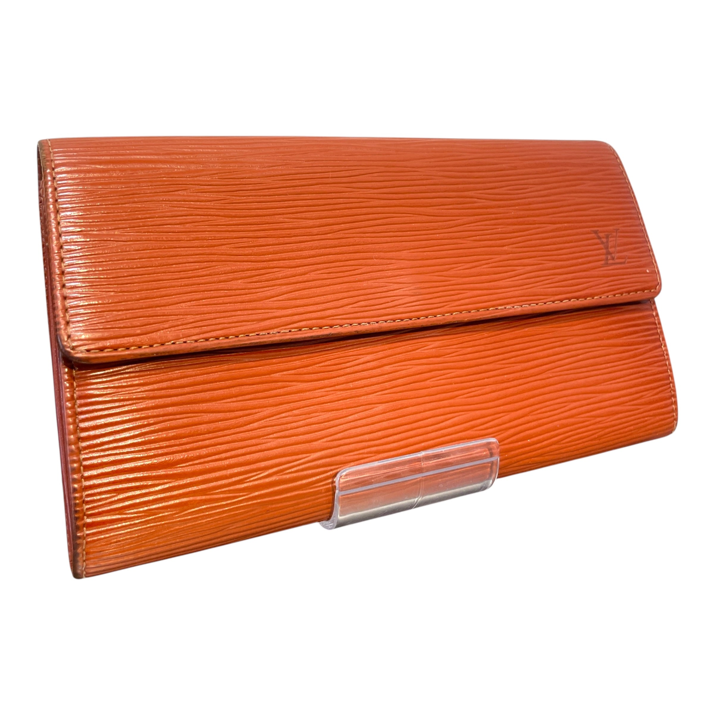 LOUIS VUITTON/Long Wallet/Leather/BRW/L's/Epi Porte Tresor Wallet view 1