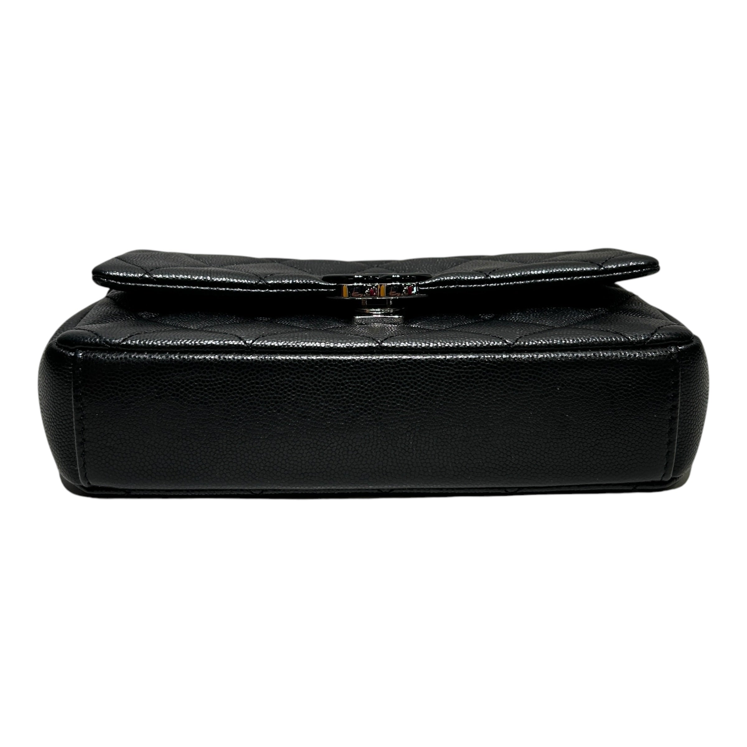 CHANEL/Cross Body Bag/Leather/BLK/My Everything view 4