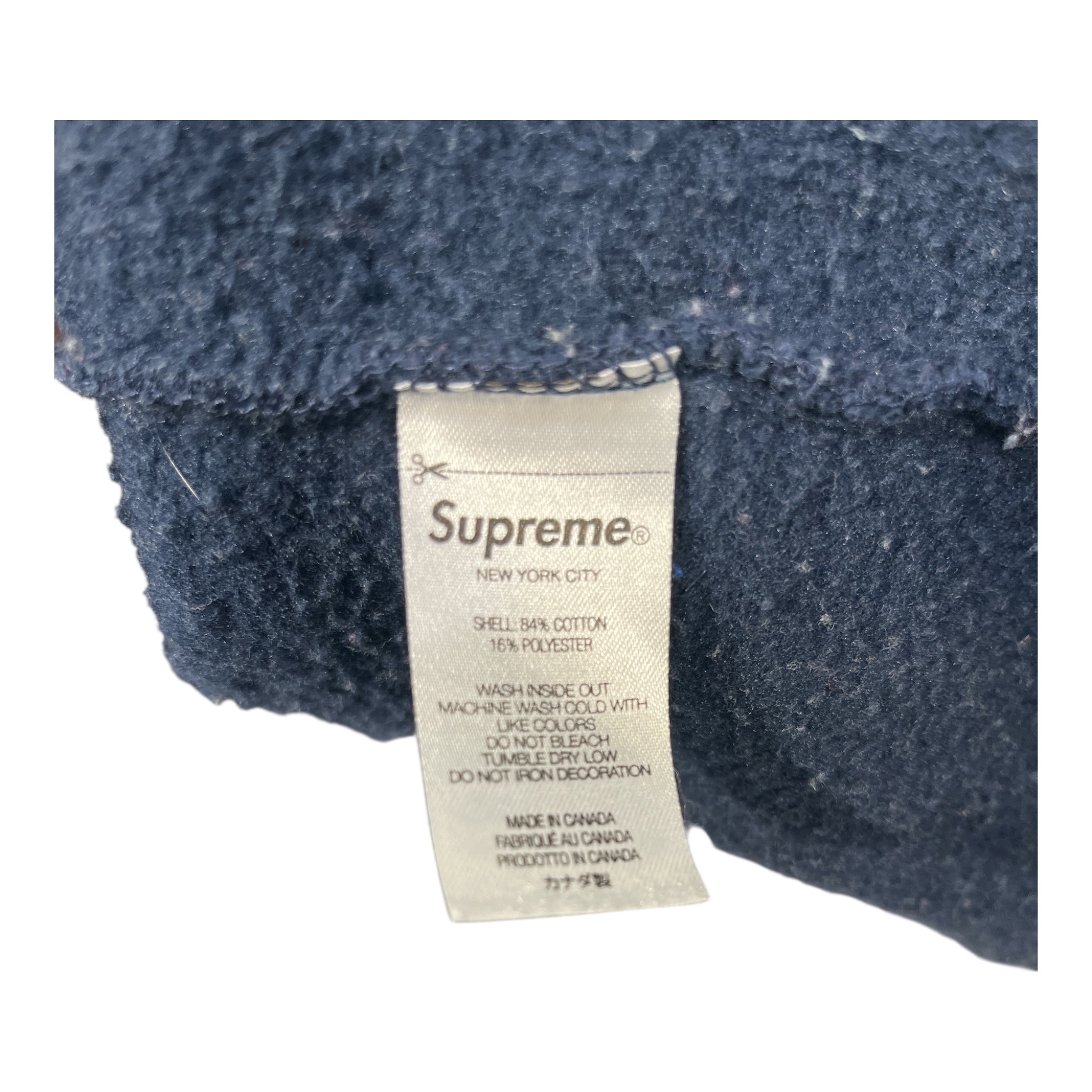 Supreme/Hoodie/L/Graphic/Cotton/NVY/NAVY BLUE view 3