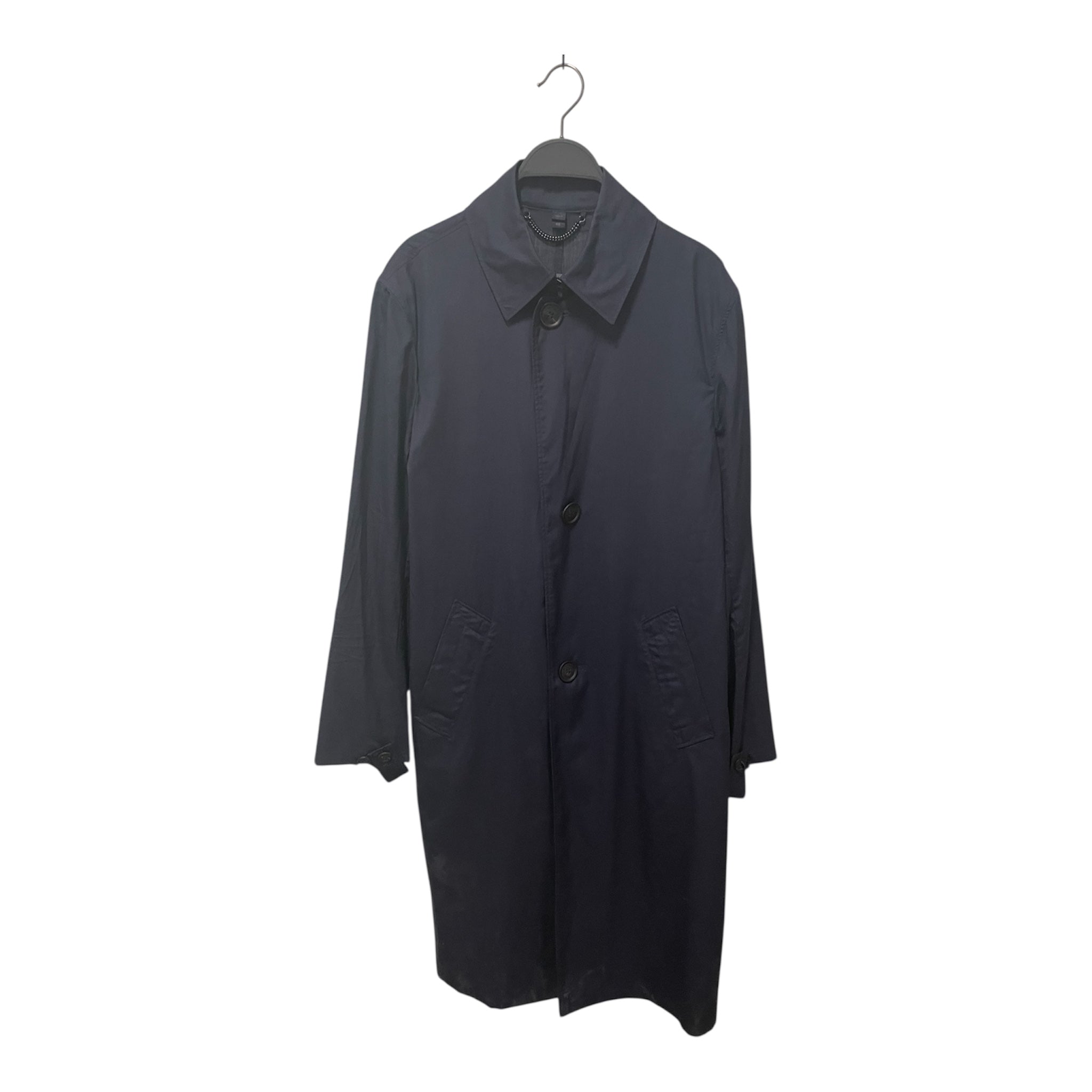 BURBERRY/Trench Coat/46/Nylon/BLK/MENS RUNWAY SS16 7 INK TRENCH view 1