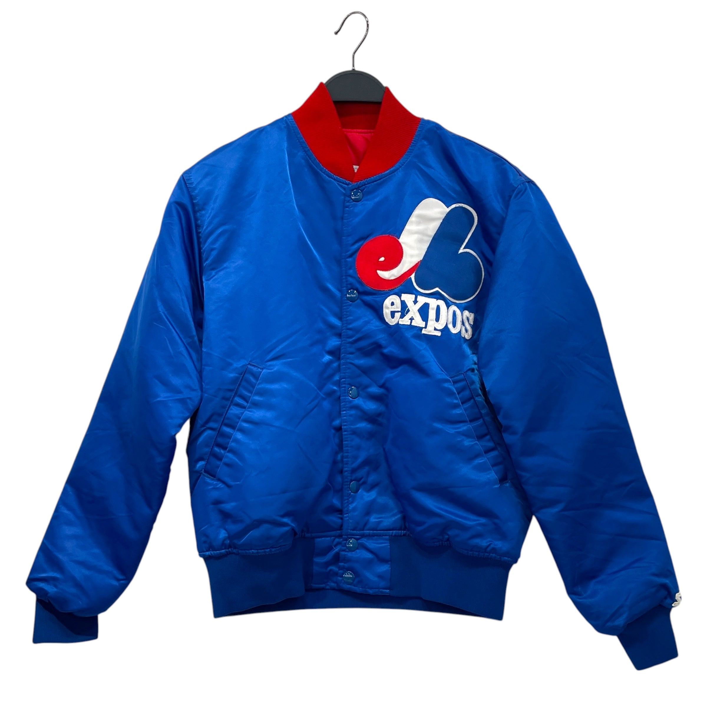 STARTER/Baseball Jkt/M/Nylon/BLU/vintage montreal expos jkt view 1