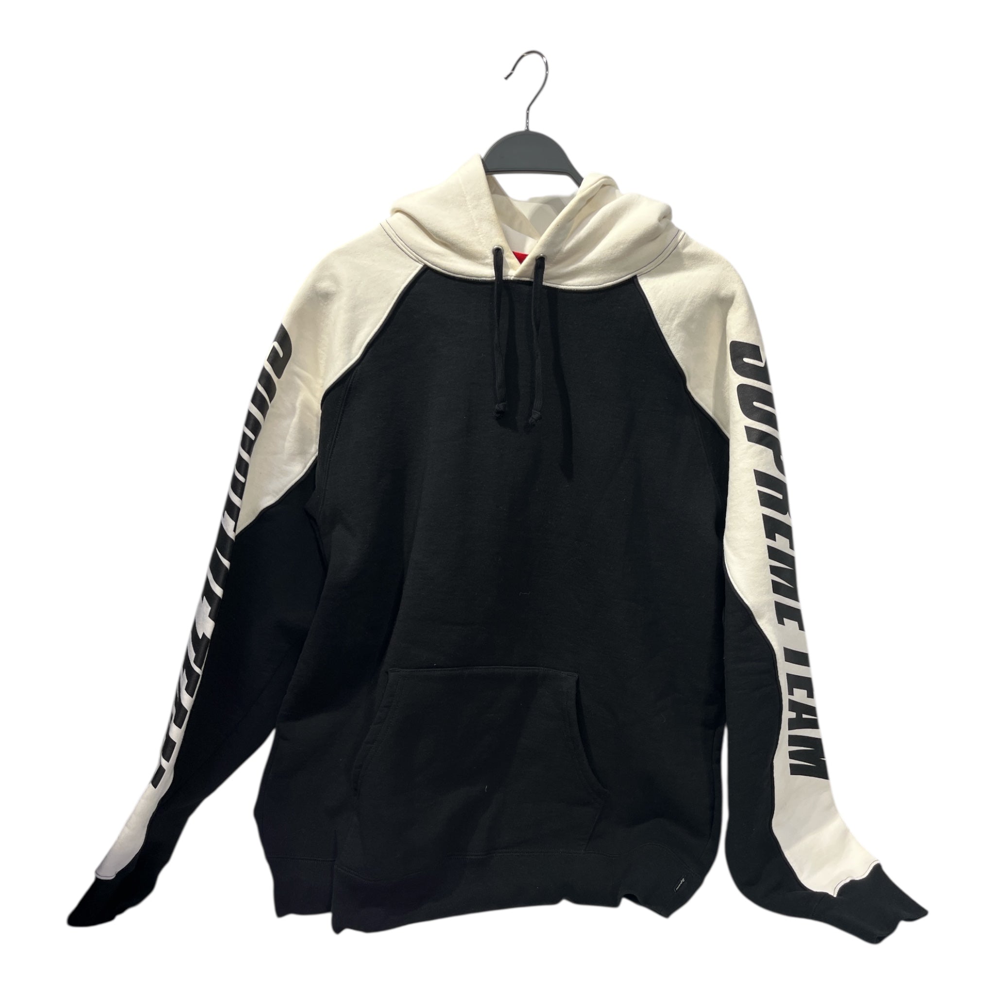 Supreme/Hoodie/XL/Stripe/Cotton/BLK/ view 1