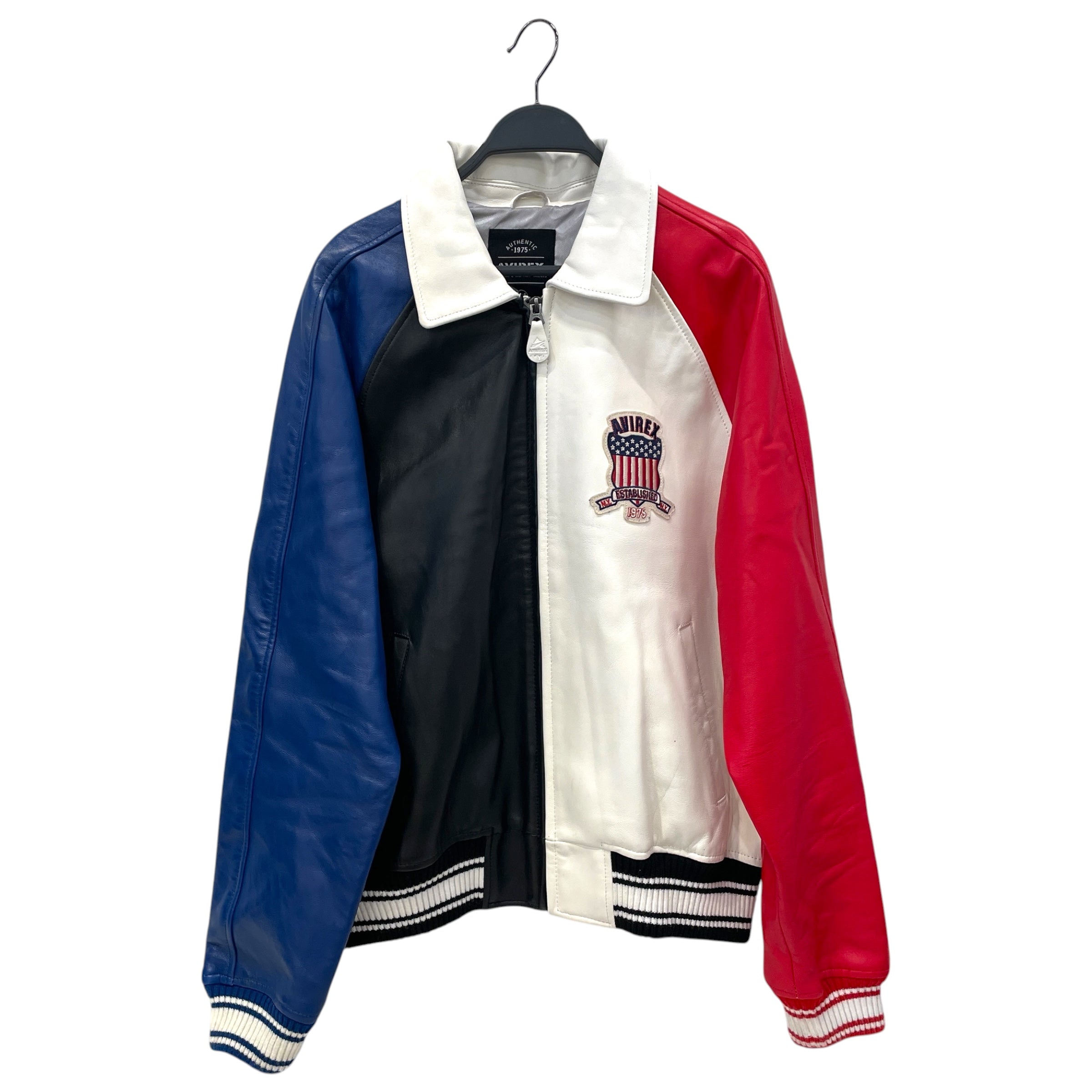 AVIREX/Duffle Coat/M/Leather/WHT/ view 1