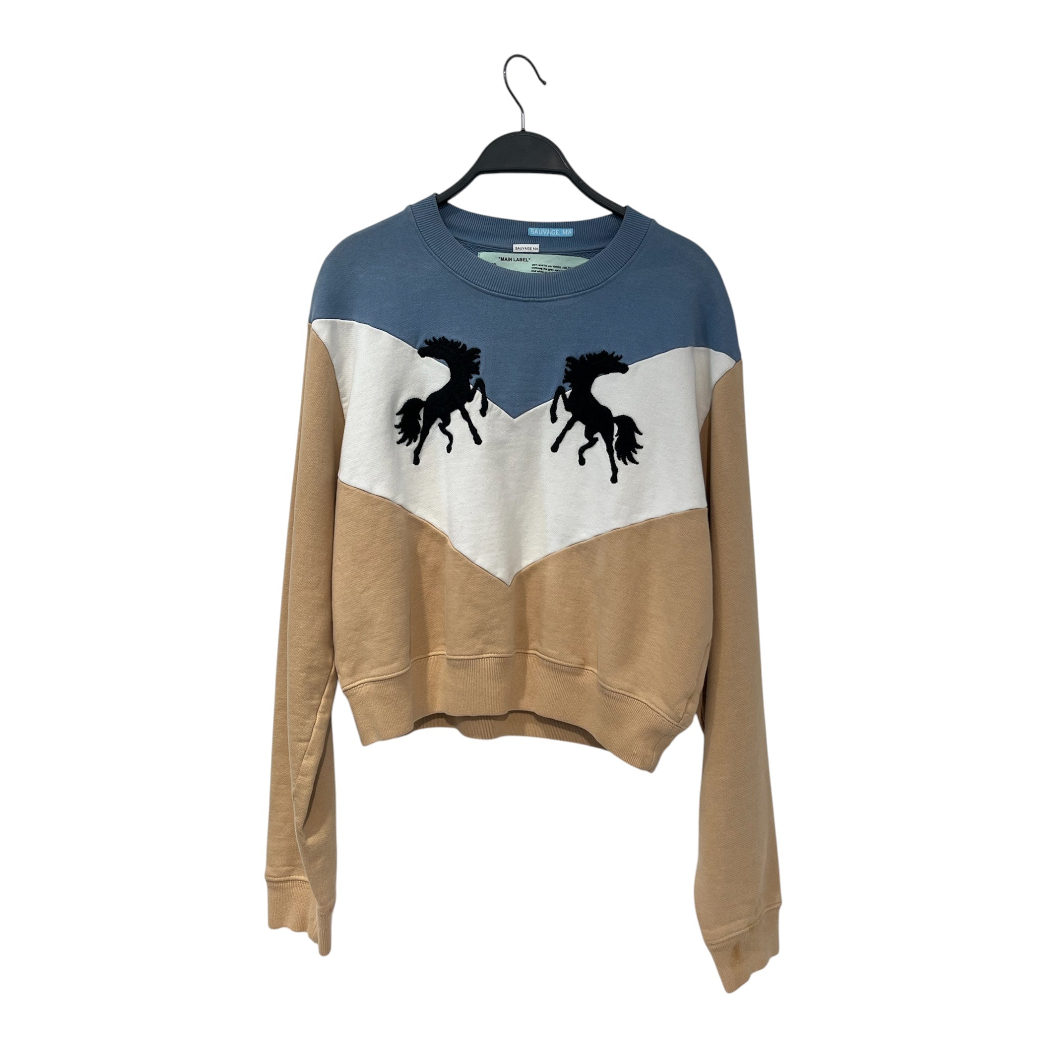OFF-WHITE/Sweatshirt/XS/Cotton/MLT/horses emb view 1