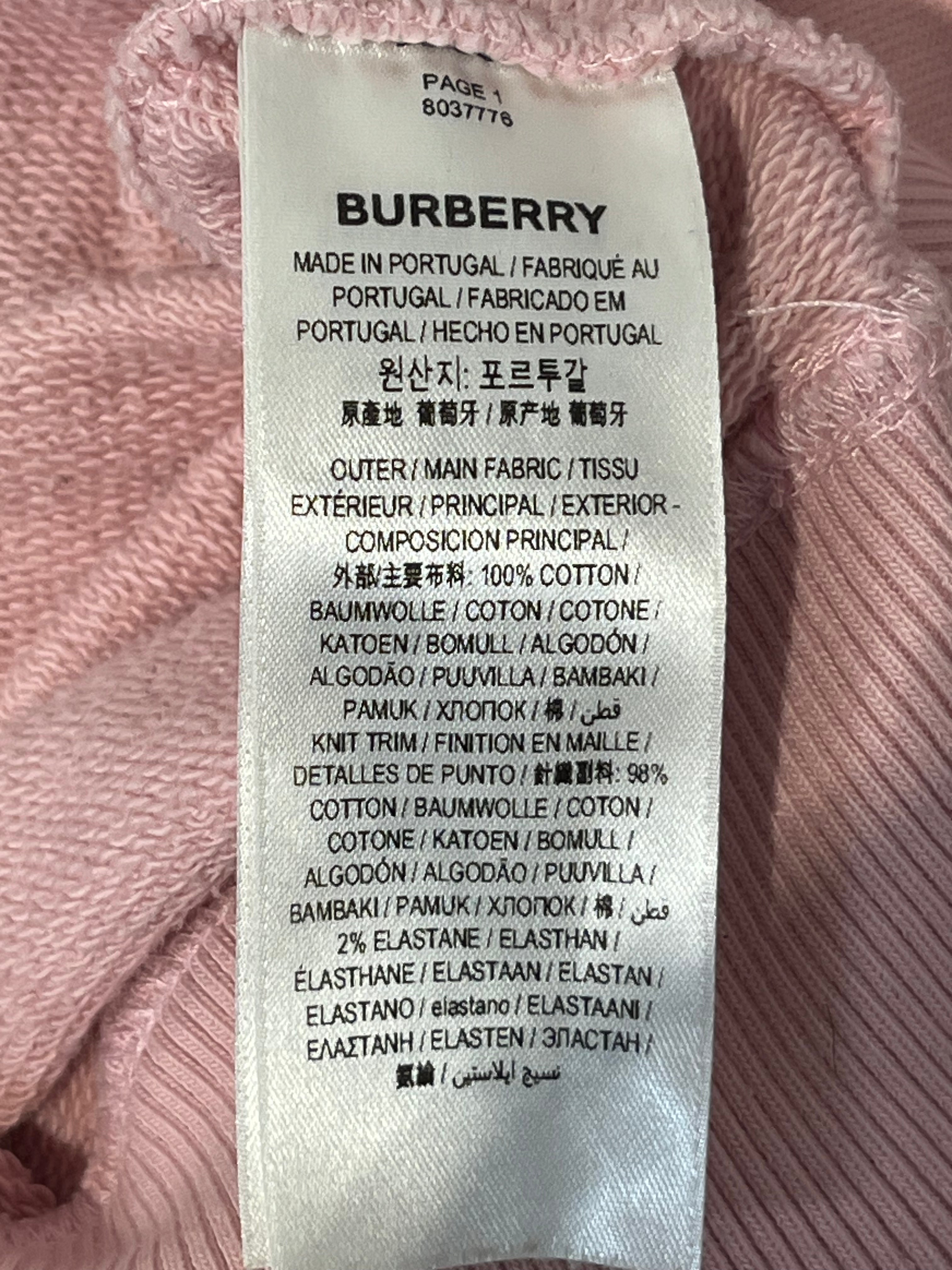 BURBERRY/Hoodie/XL/Graphic/Cotton/PNK/Pullover/eversham kaeidoscope hoodie view 4