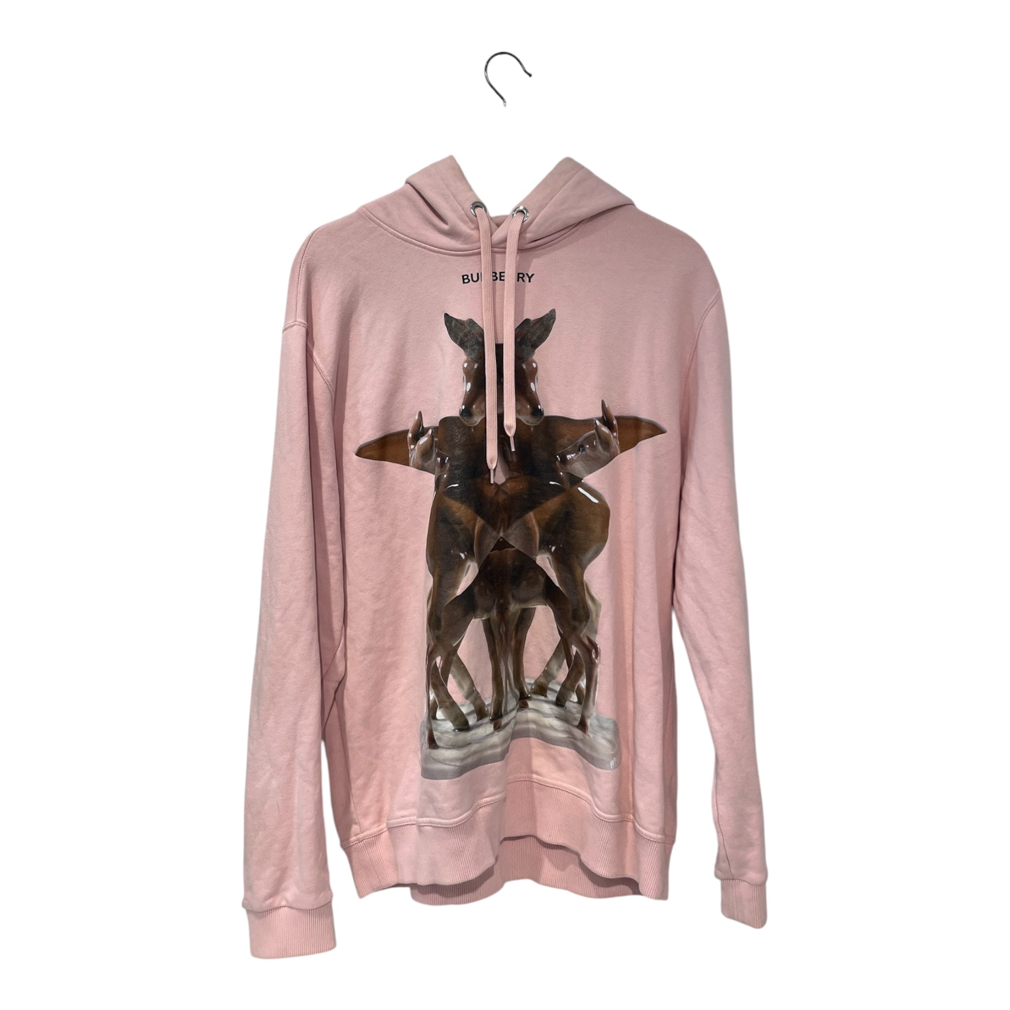 BURBERRY/Hoodie/XL/Graphic/Cotton/PNK/Pullover/eversham kaeidoscope hoodie view 1