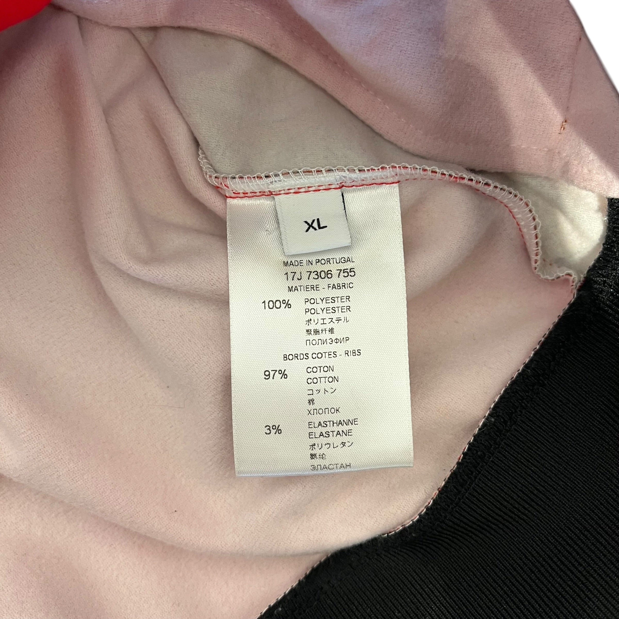 GIVENCHY/Baseball Jkt/XL/Polyester/RED/All Over Print/TISCI DOLAR BILL TRACK JACKT view 4