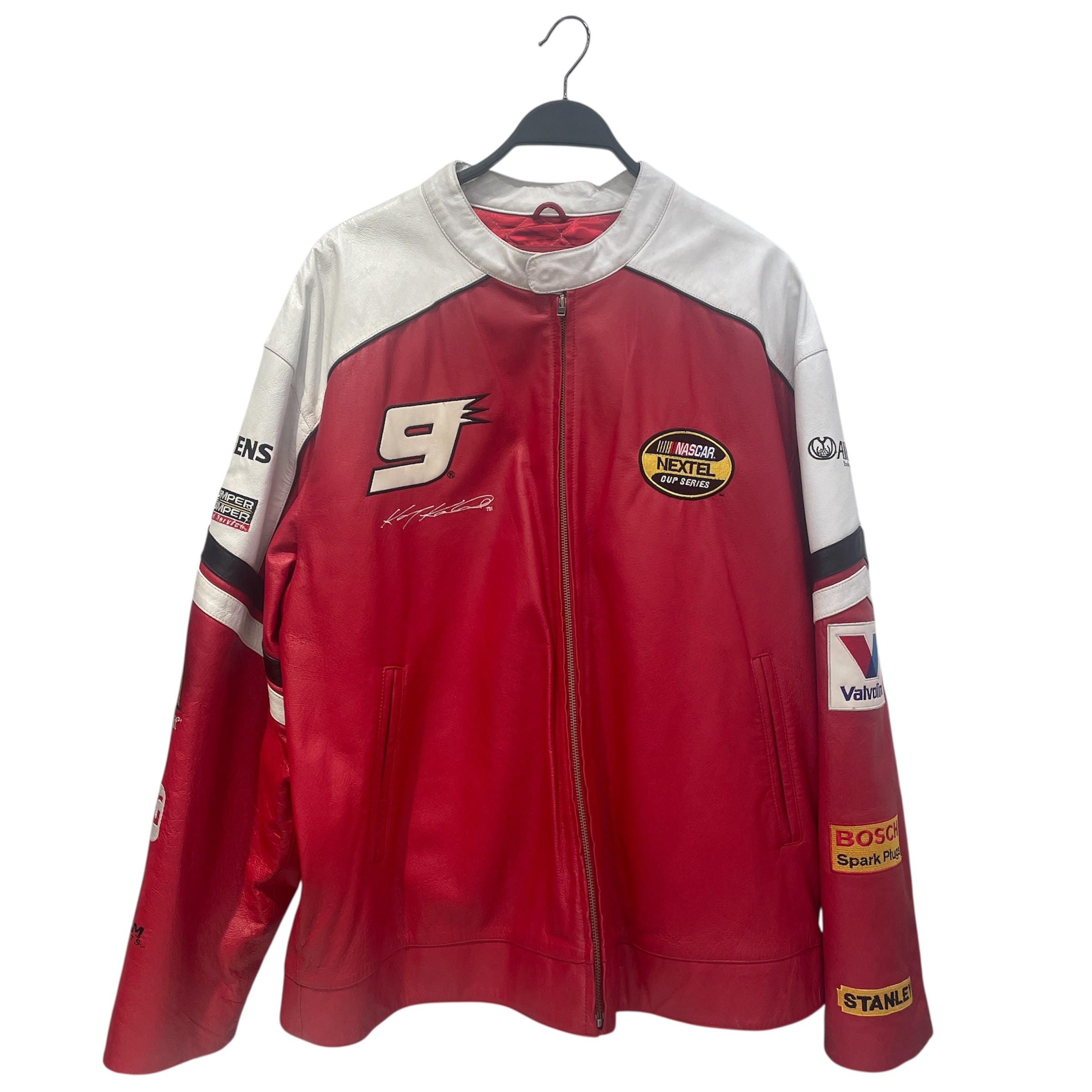 Wilsons Leather/NASCAR/Leather Jkt/XXL/Leather/RED/ view 1