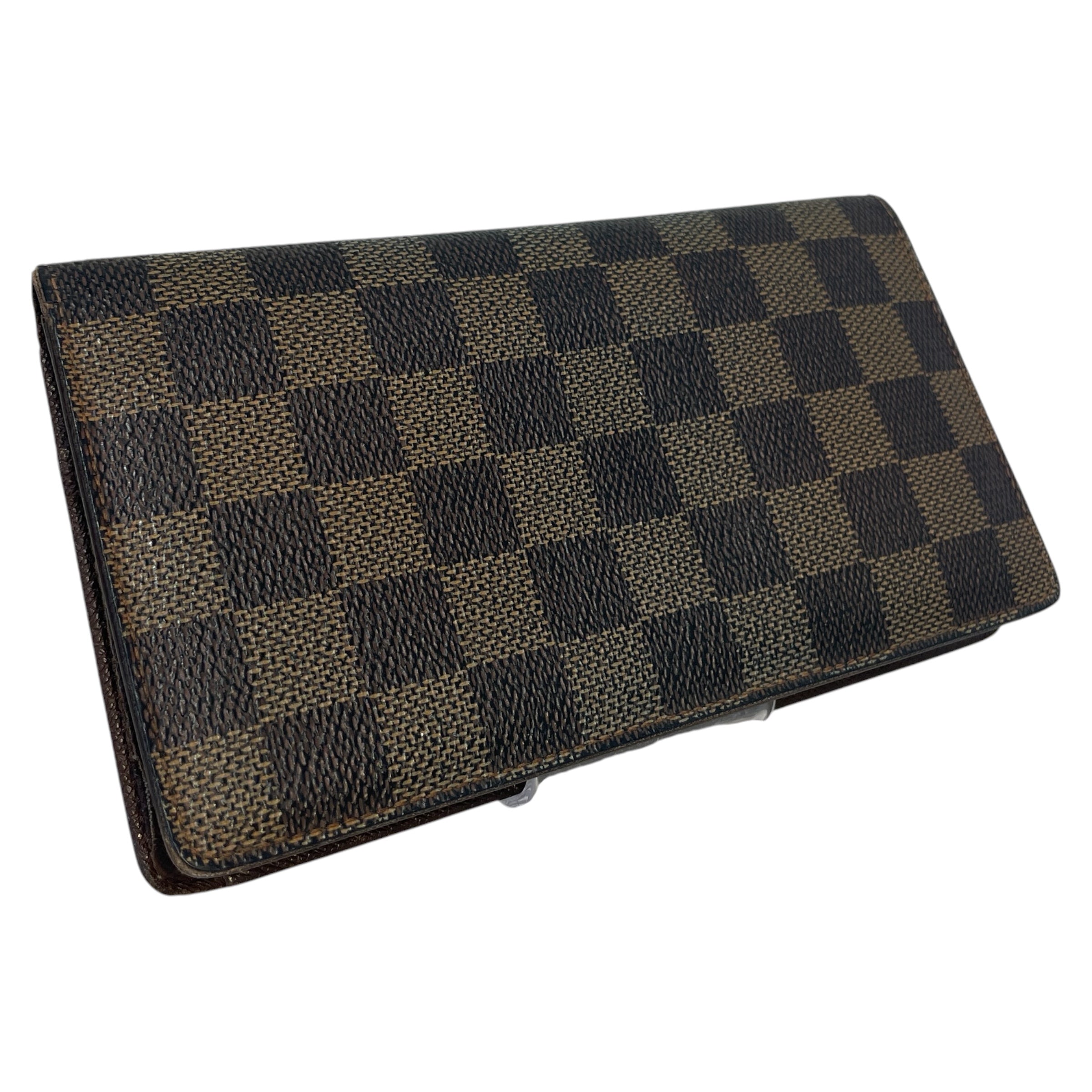 LOUIS VUITTON/Long Wallet/Monogram/Leather/BRW/Damier Ebene Brazza Wallt view 2