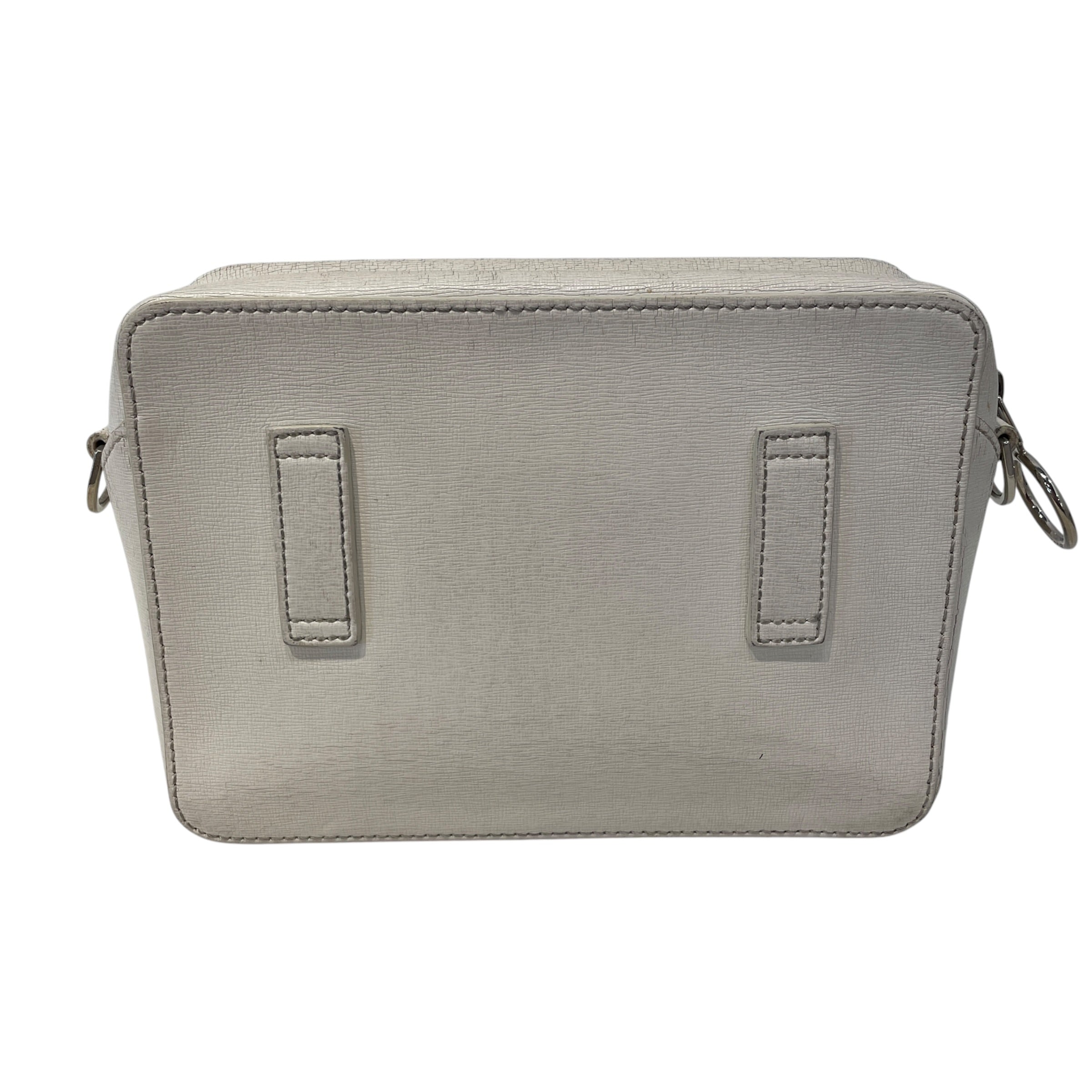 OFF-WHITE/Cross Body Bag/Stripe/Leather/WHT/Diag Camera view 2