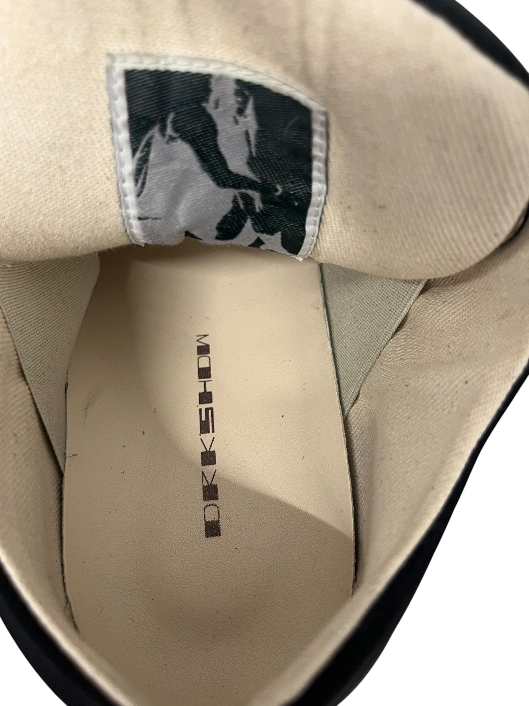 RICK OWENS DRKSHDW/Hi-Sneakers/EU 40/Nylon/BLK/PADDED JUMBO LACED SNEAKER view 3