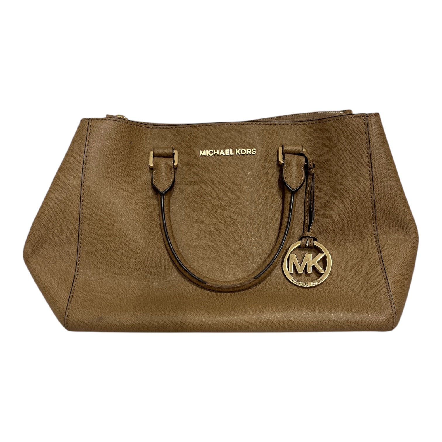 MICHAEL KORS/Hand Bag/Leather/BEG/savannah view 1