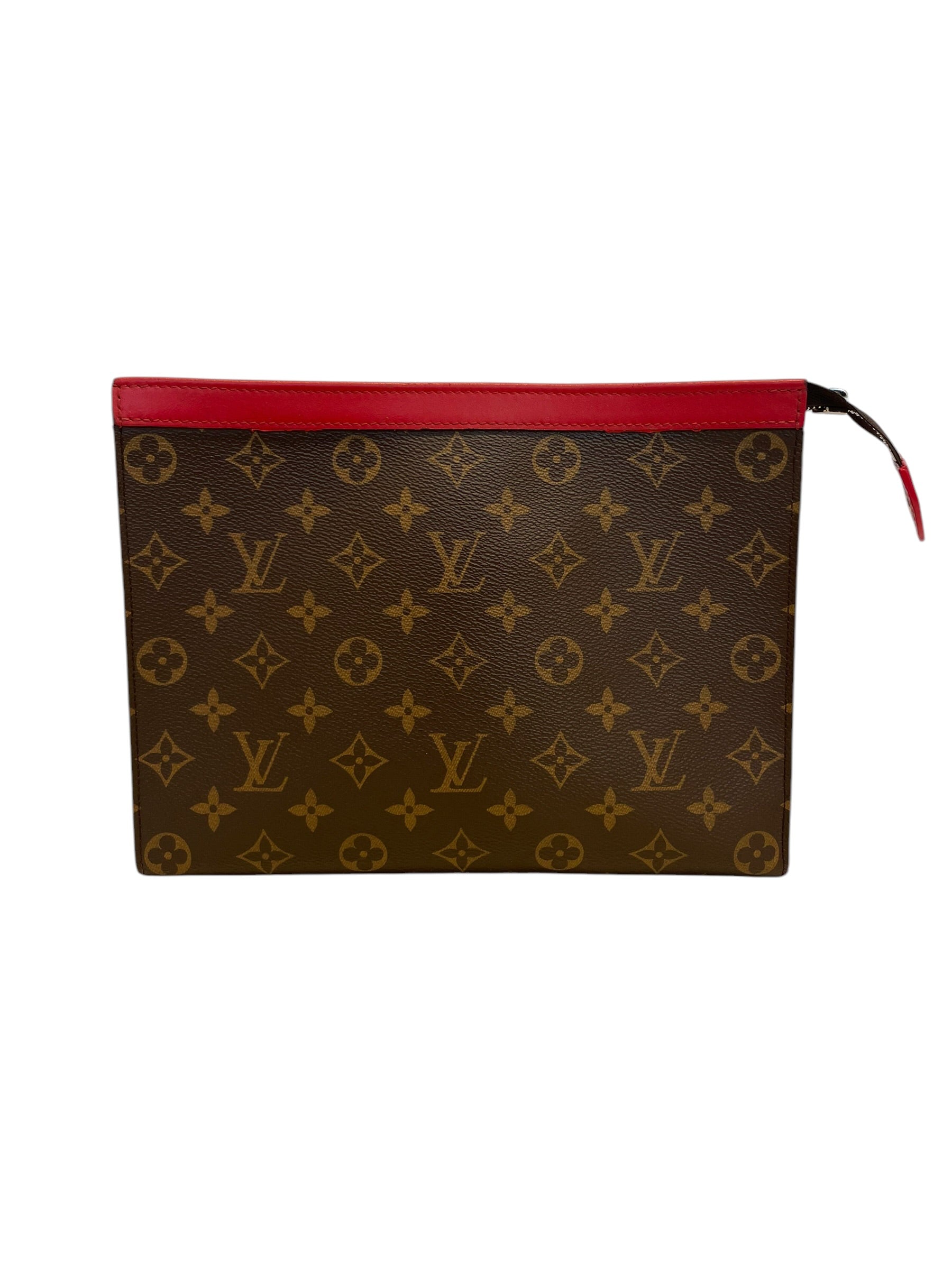 LOUIS VUITTON/Pouch/Monogram/Leather/BRW/sil hard/pochette voyage MM view 1