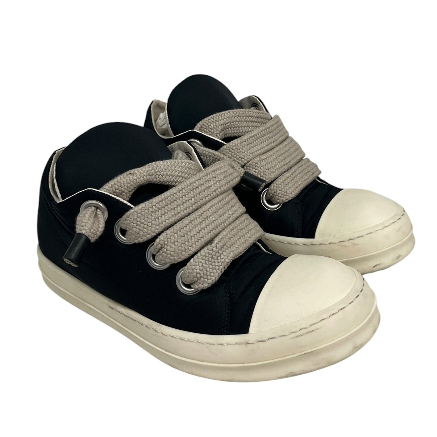 RICK OWENS DRKSHDW/Hi-Sneakers/EU 40/Nylon/BLK/PADDED JUMBO LACED SNEAKER view 1