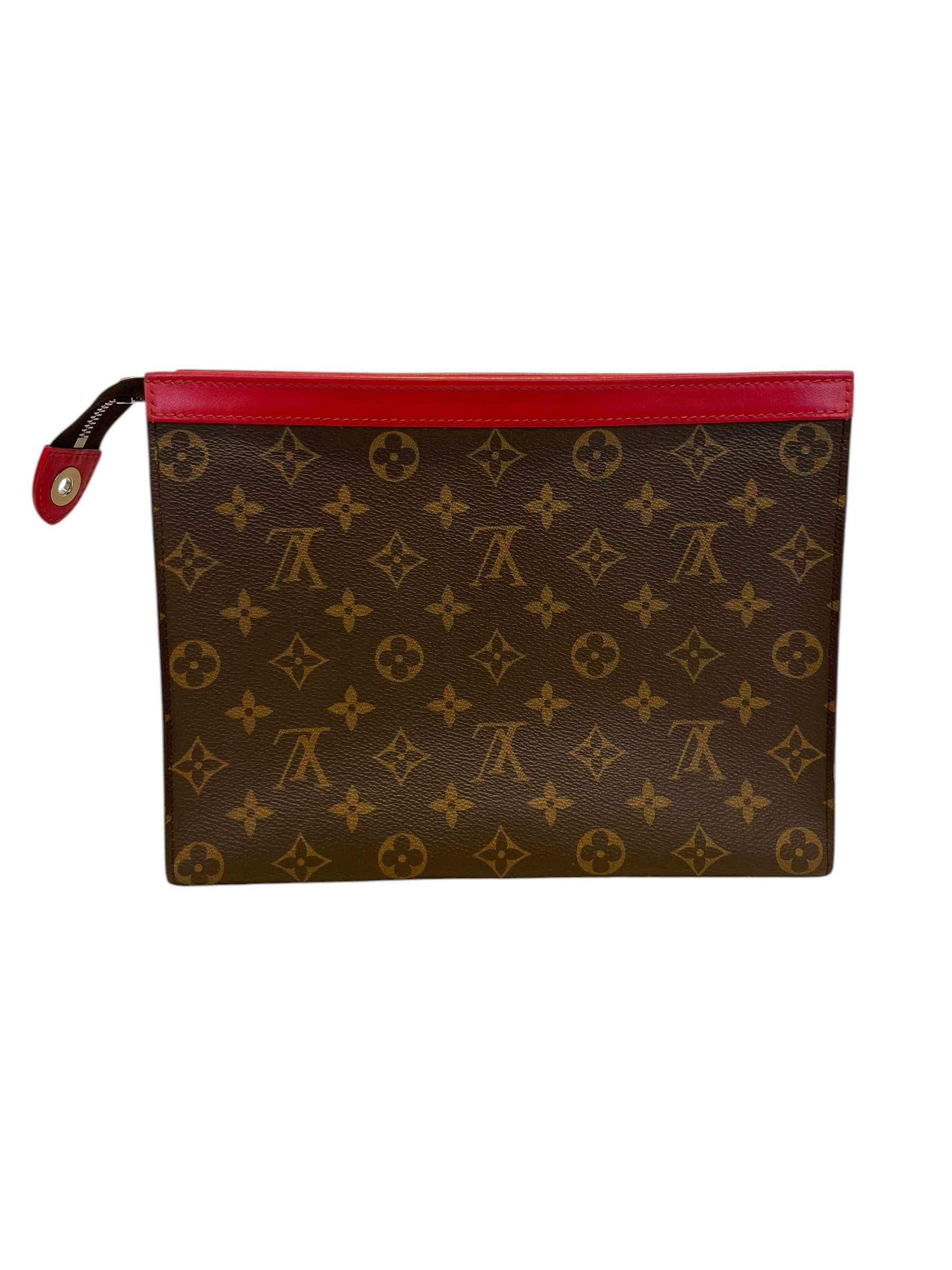 LOUIS VUITTON/Pouch/Monogram/Leather/BRW/sil hard/pochette voyage MM view 2