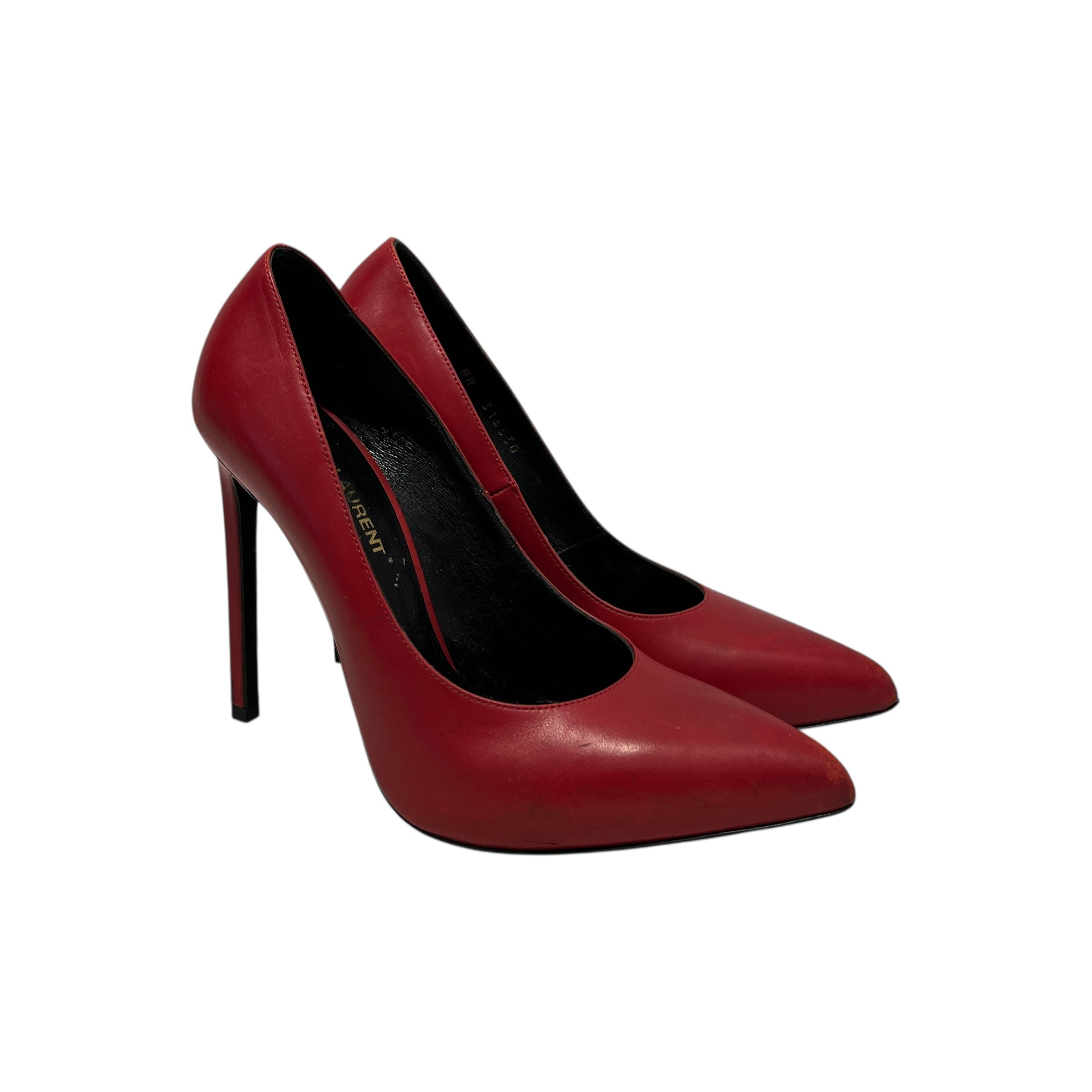 YVES SAINT LAURENT/Heels/EU 37/Leather/RED/ view 1