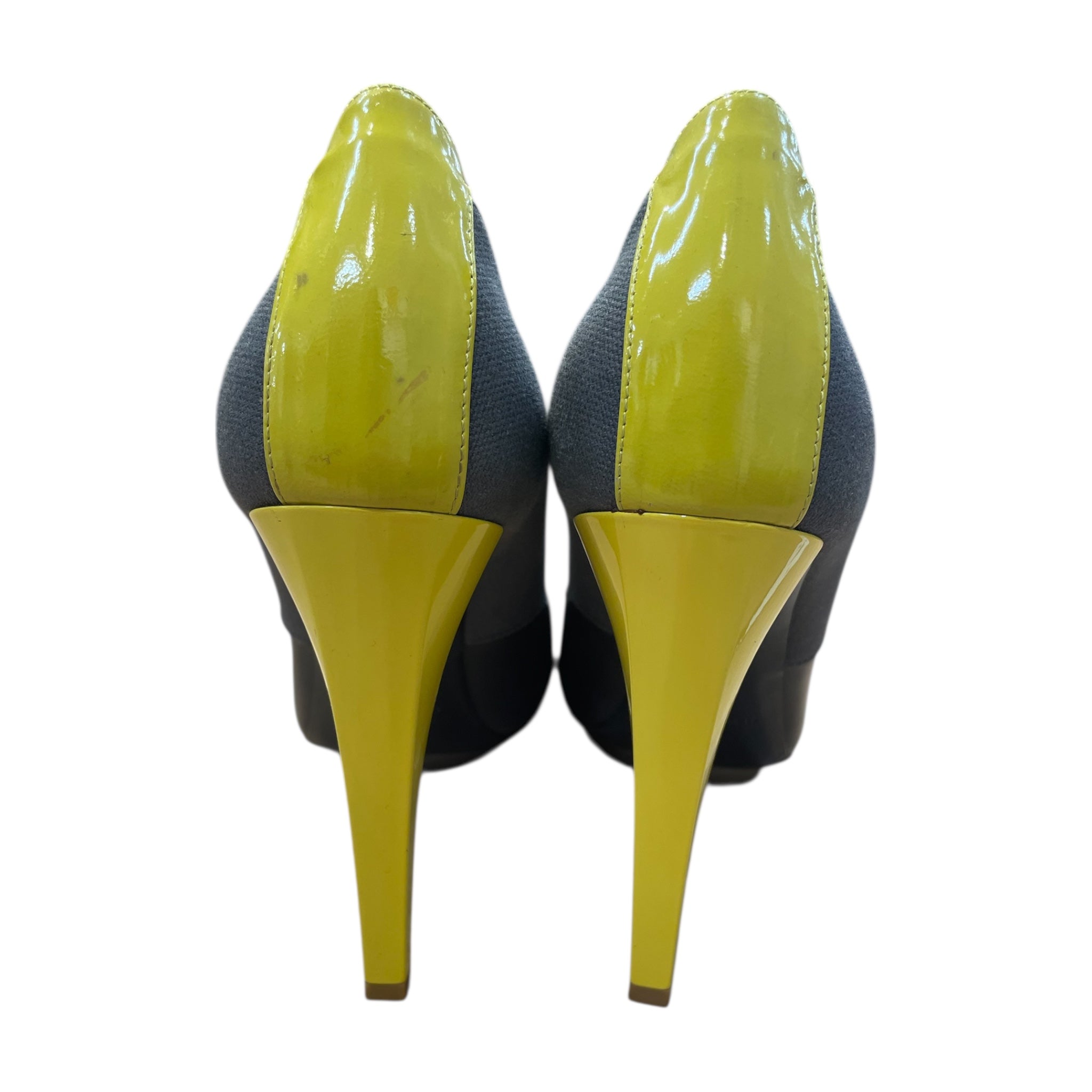 BALENCIAGA/Heels/EU 38.5/Leather/GRY/ view 4