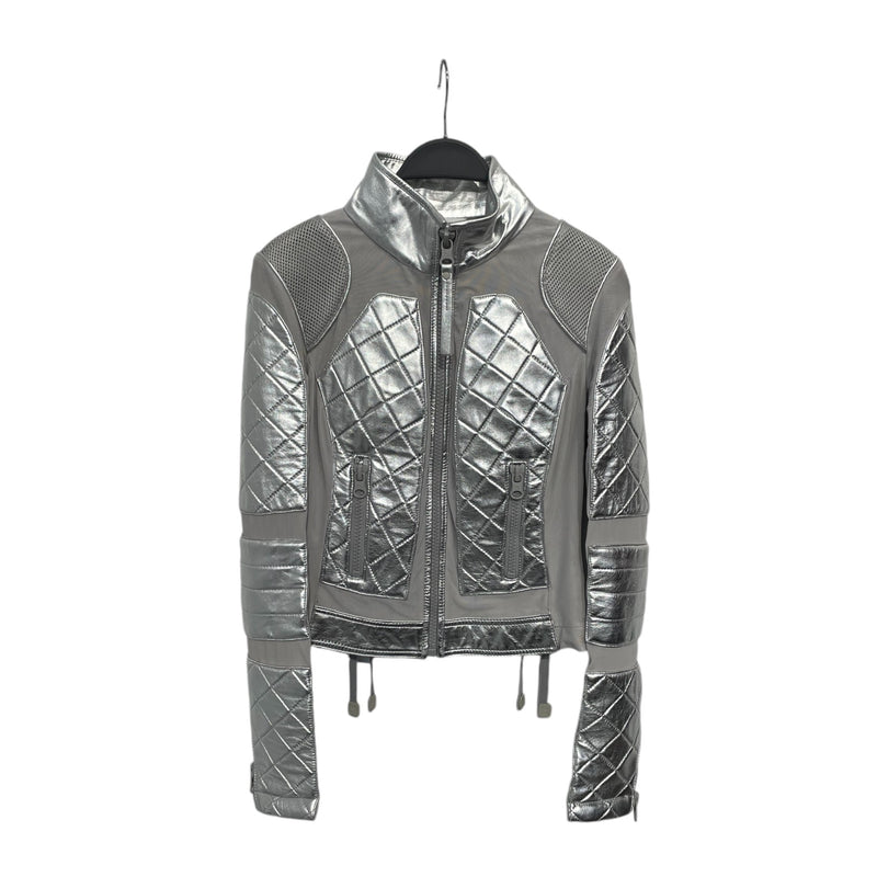 BLANC NOIR/Jacket/XS/Polyester/SLV/MOTO MESH